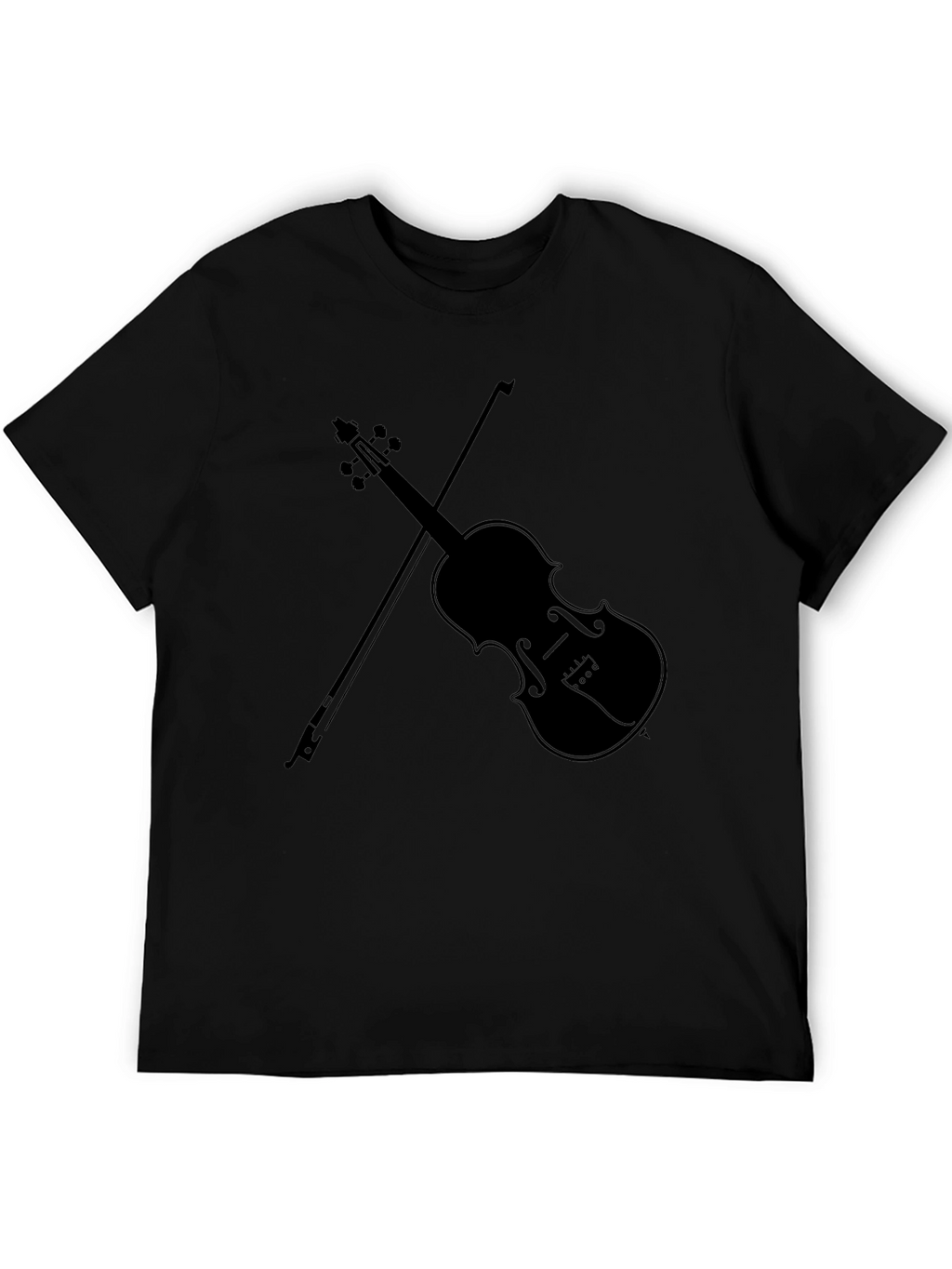 Violin Graphic Tee - Classic Musician Style