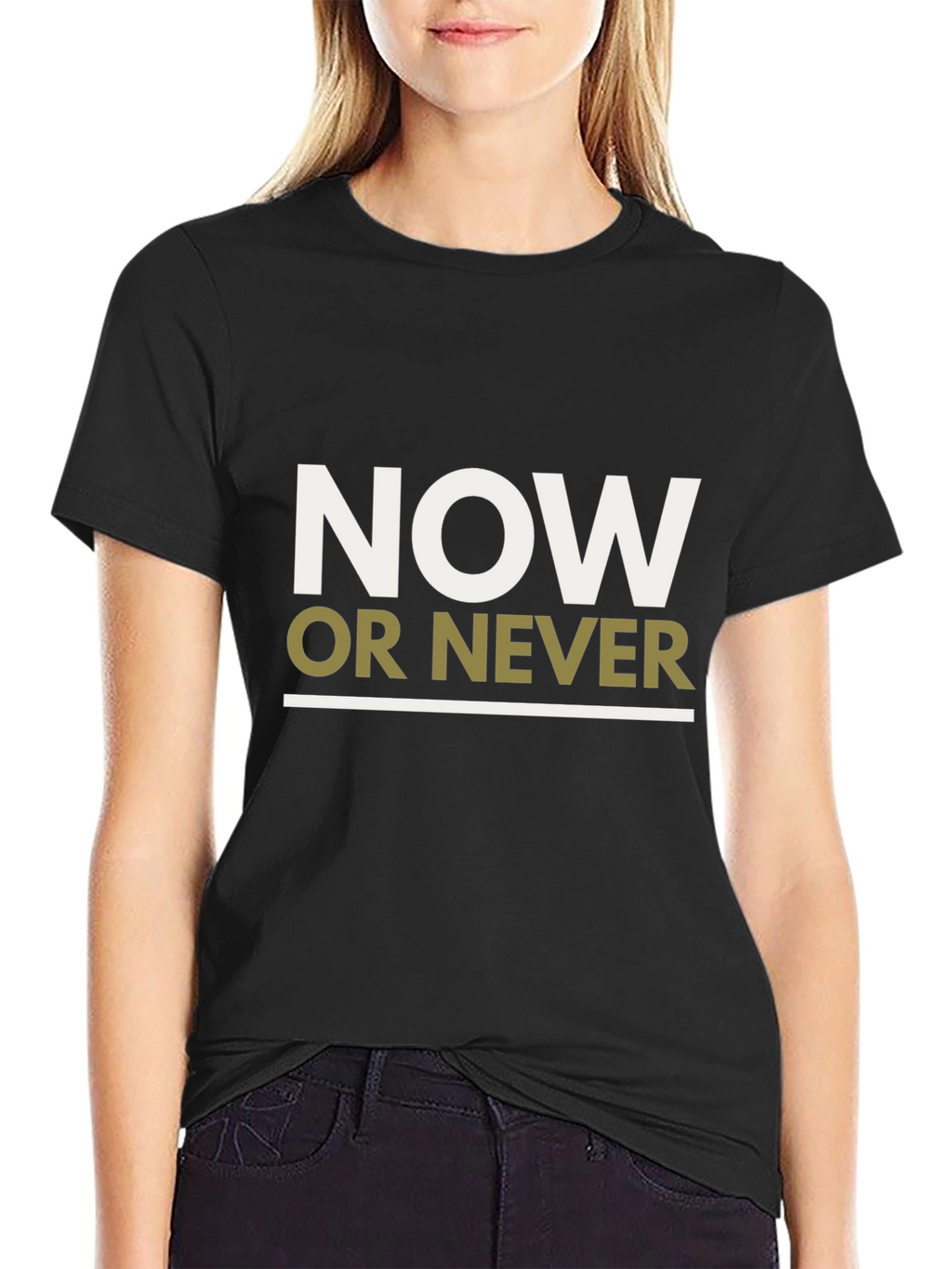 Now or Never Graphic Tee - Motivational T-Shirt