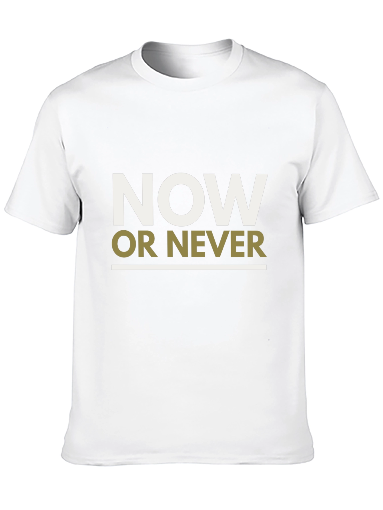 Now or Never Graphic Tee - Motivational T-Shirt