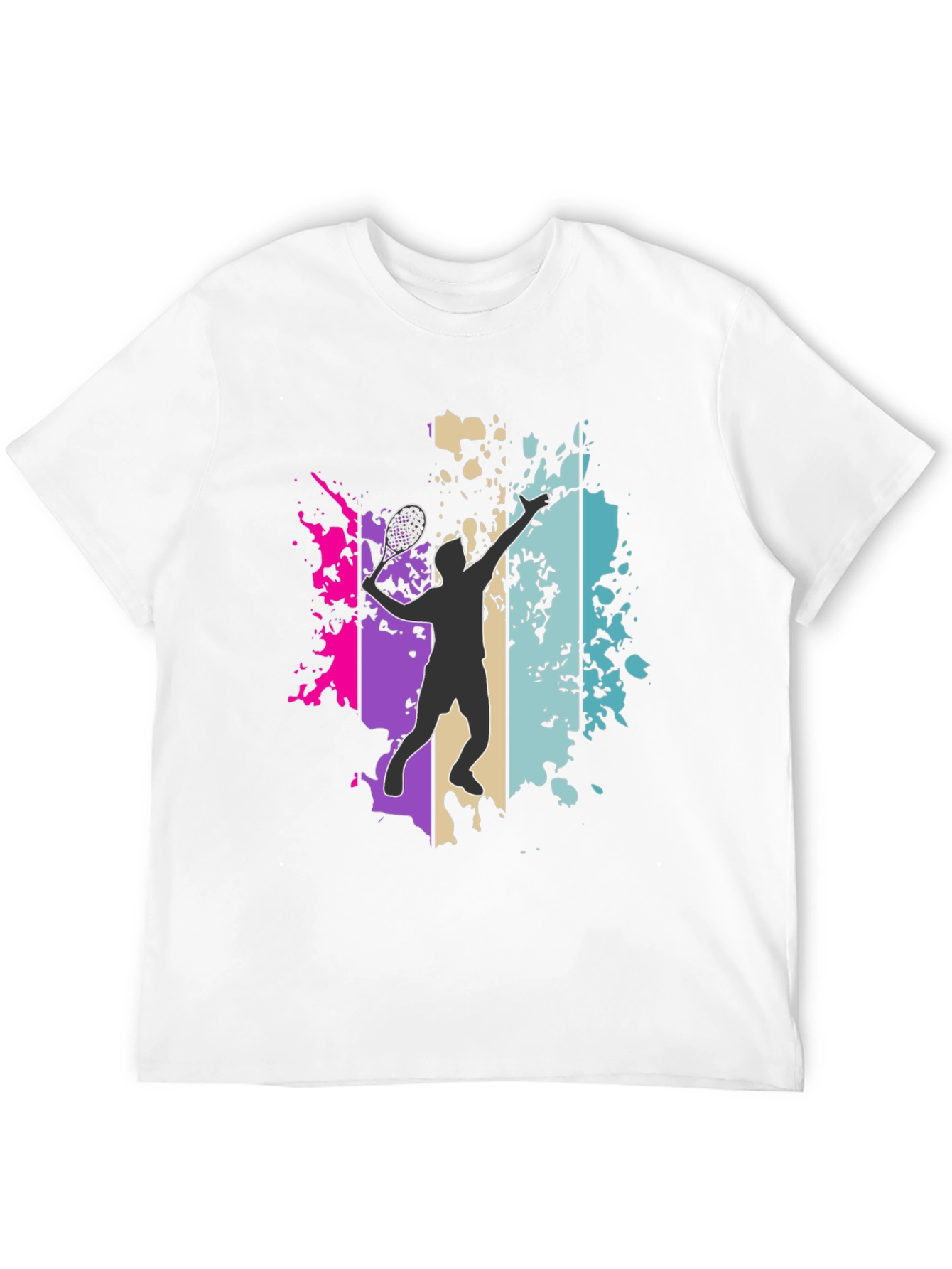 Lacrosse Player Graphic Tee - Trendy Sportswear
