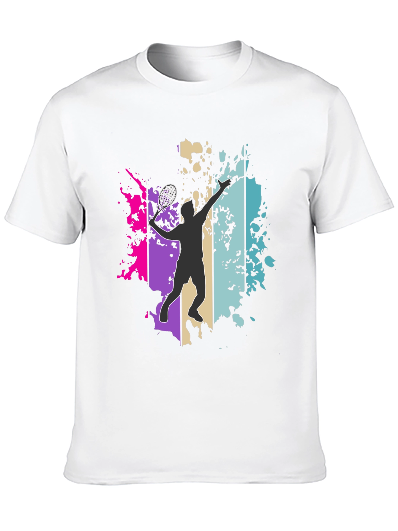 Lacrosse Player Graphic Tee - Trendy Sportswear
