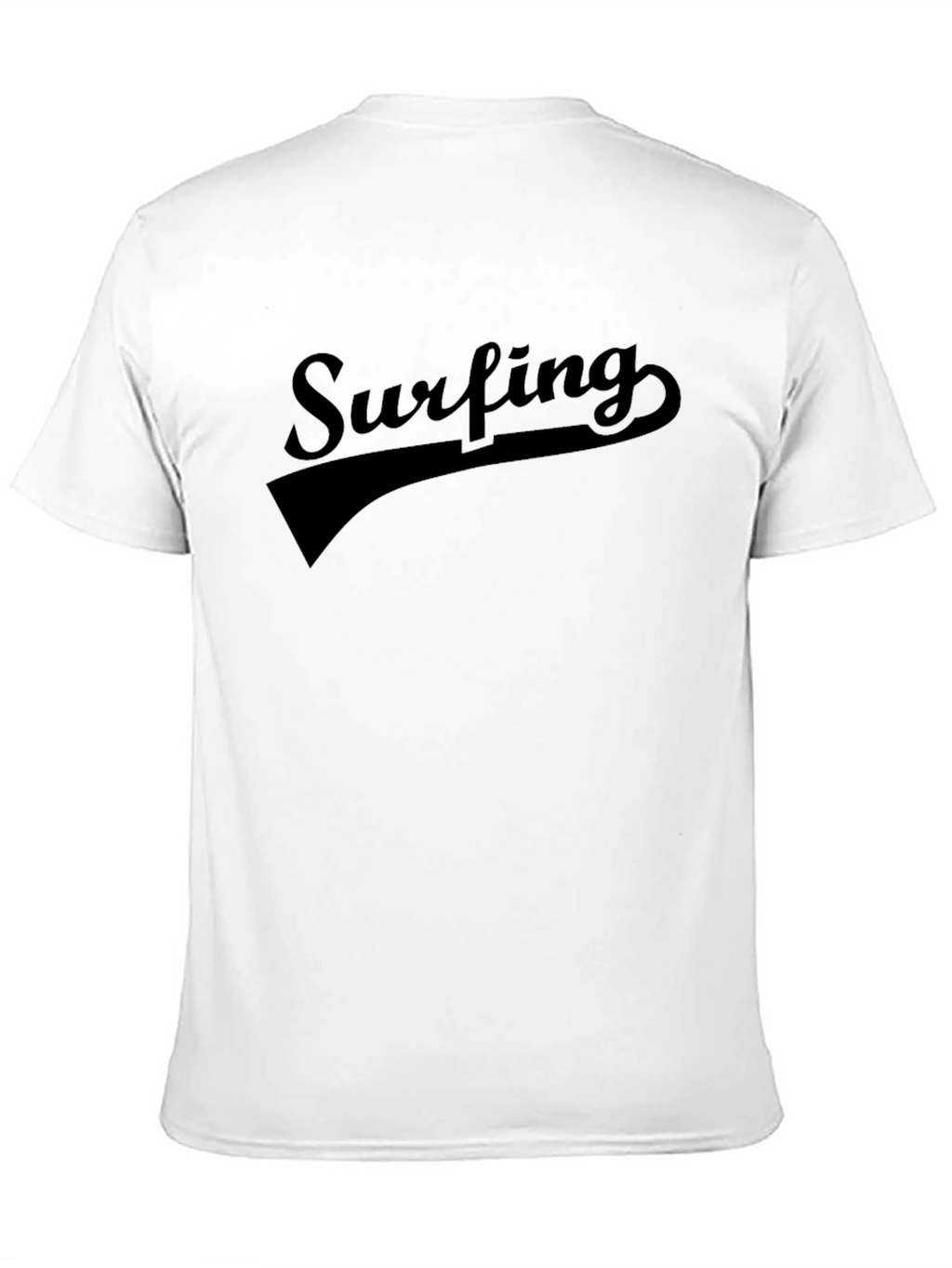 Surfing Graphic T-Shirt - Black