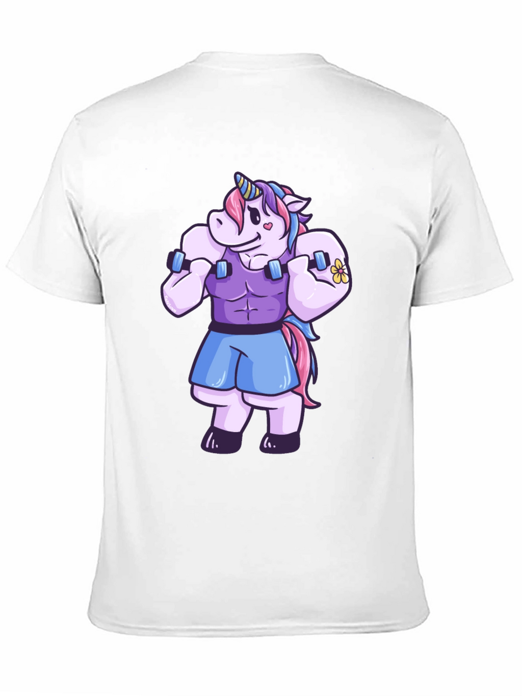 Unicorn Gym Bro Graphic T-Shirt