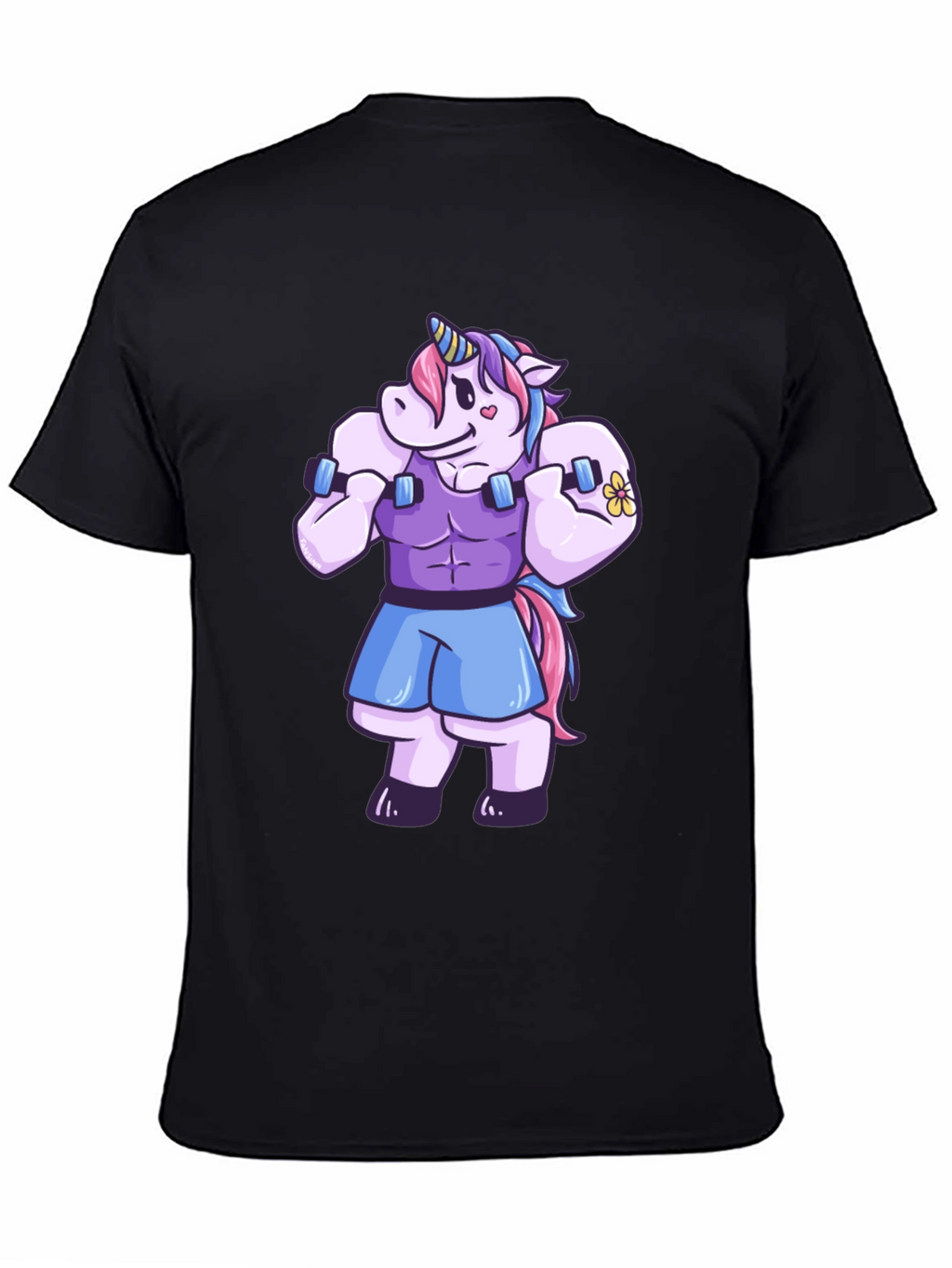 Unicorn Gym Bro Graphic T-Shirt