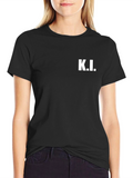 K.I. Graphic Black T-Shirt