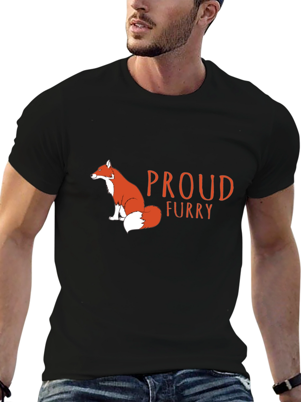 Proud Furry T-Shirt - Fox Design