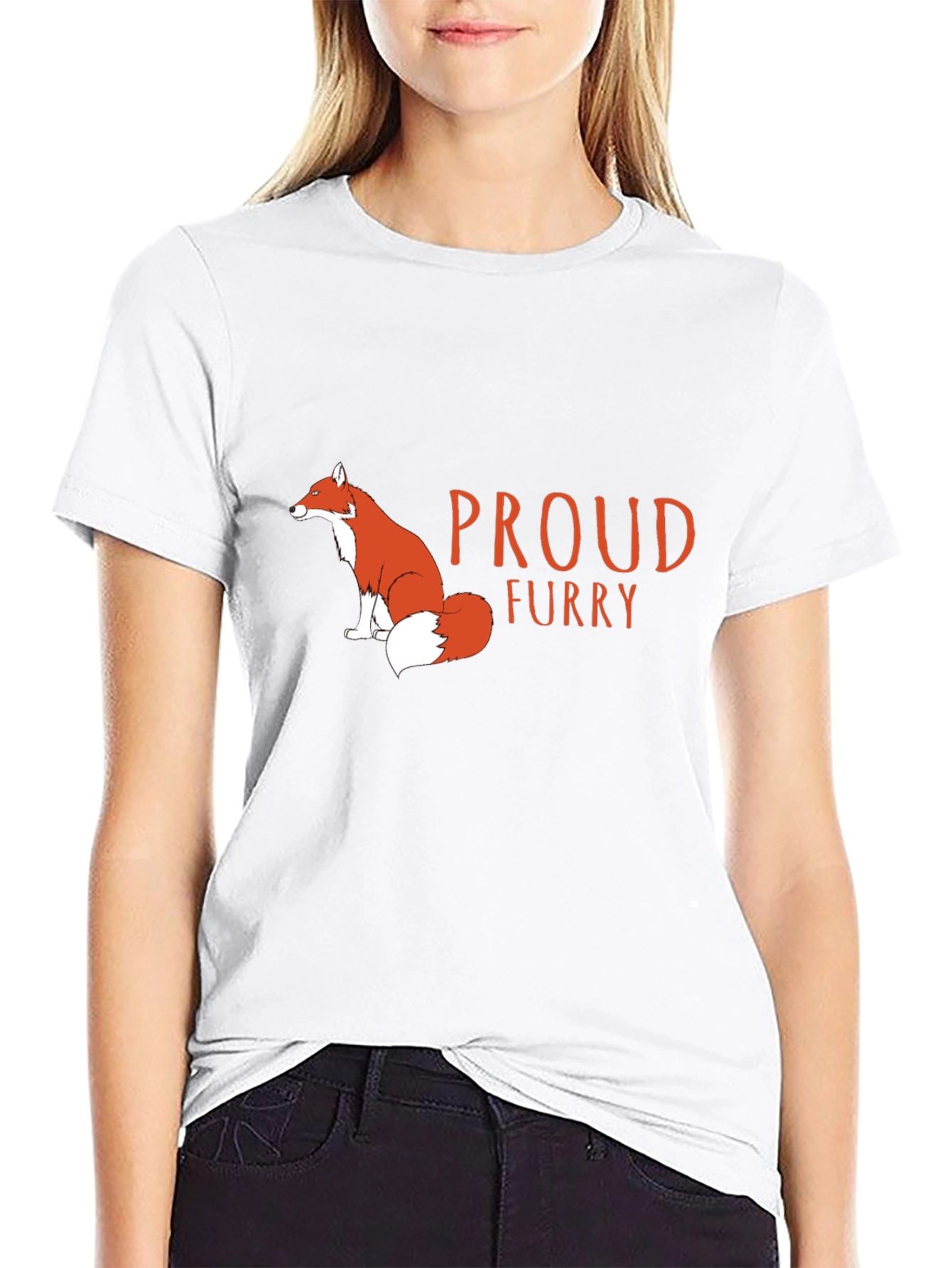 Proud Furry T-Shirt - Fox Design