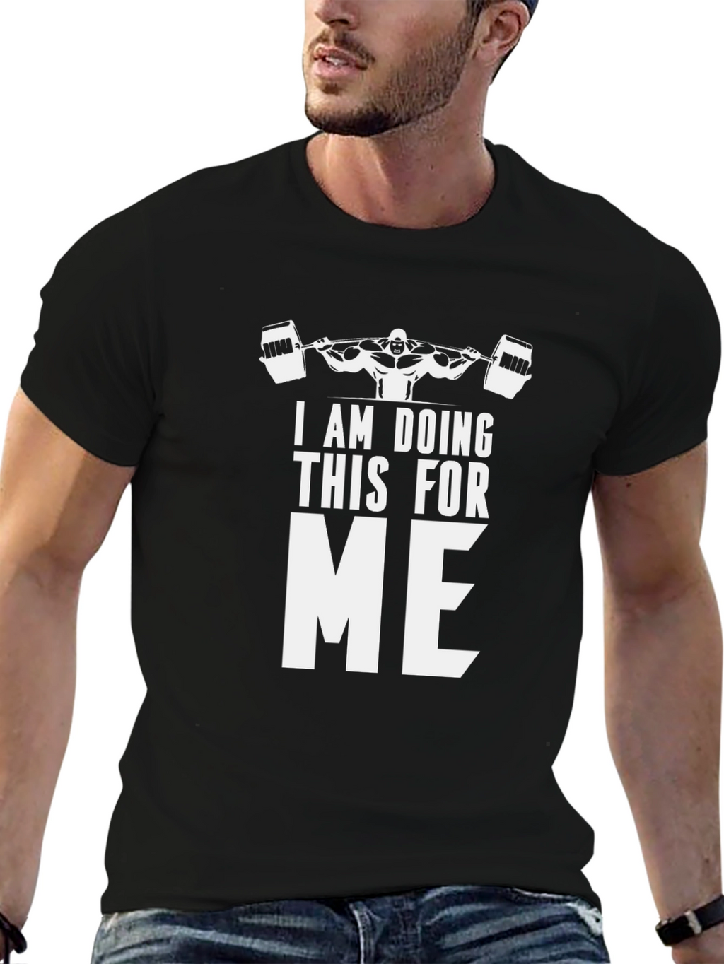 Weightlifting Motivation T-Shirt: Doing This For Me