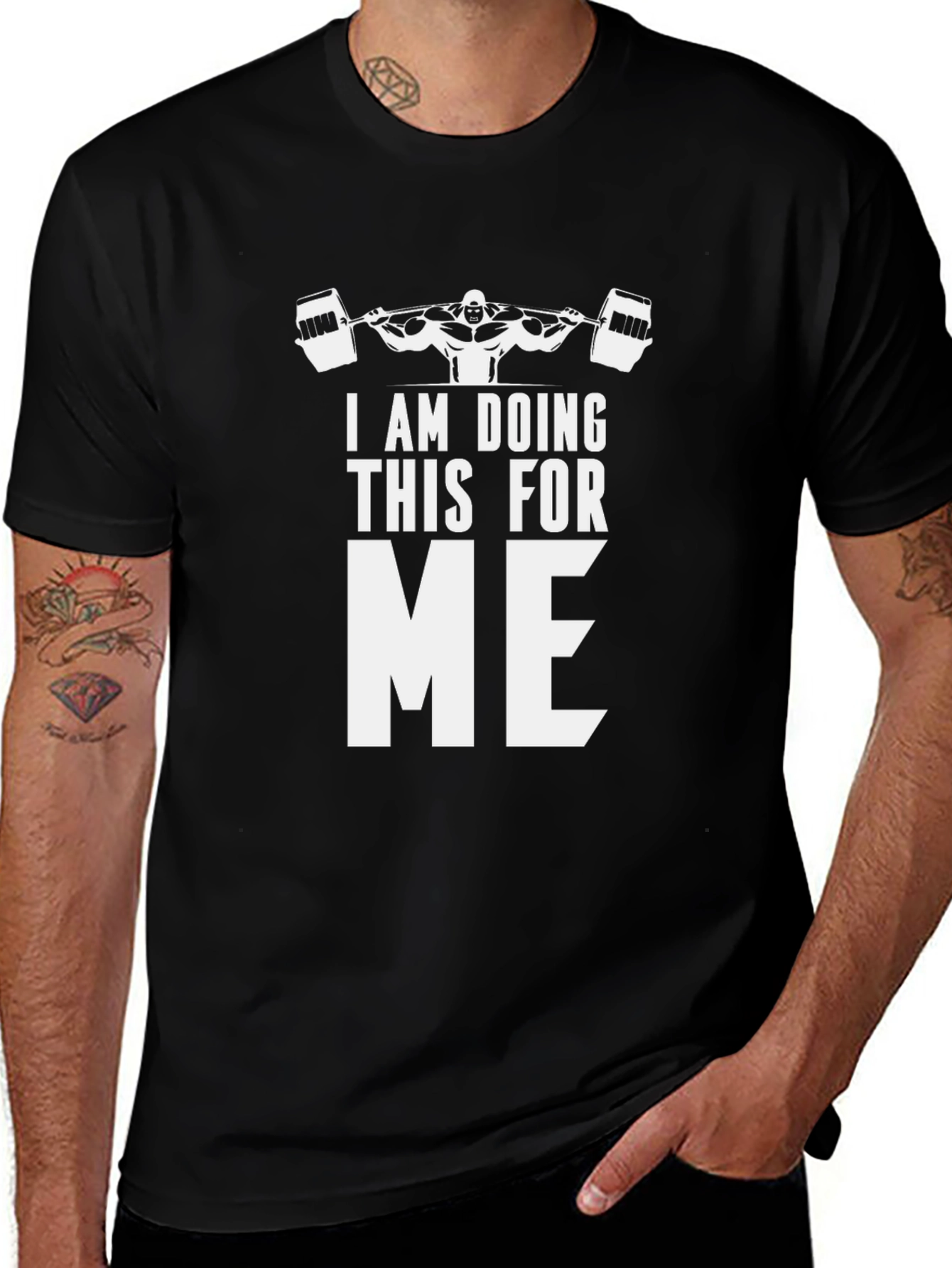 Weightlifting Motivation T-Shirt: Doing This For Me