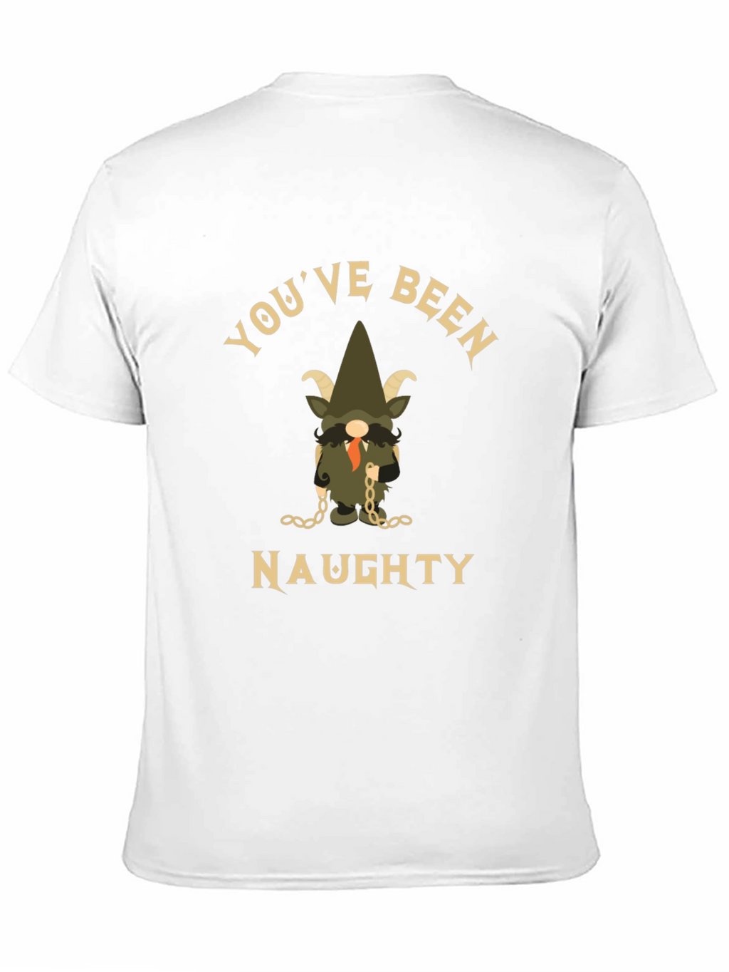 Youve Been Naughty Gnome Graphic T-Shirt
