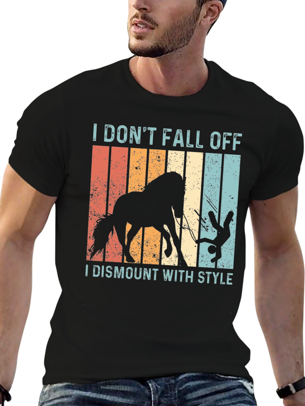 Funny Horse Dismount T-Shirt
