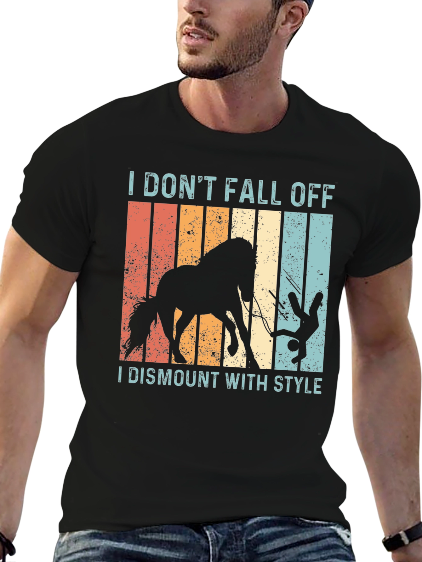 Funny Horse Dismount T-Shirt