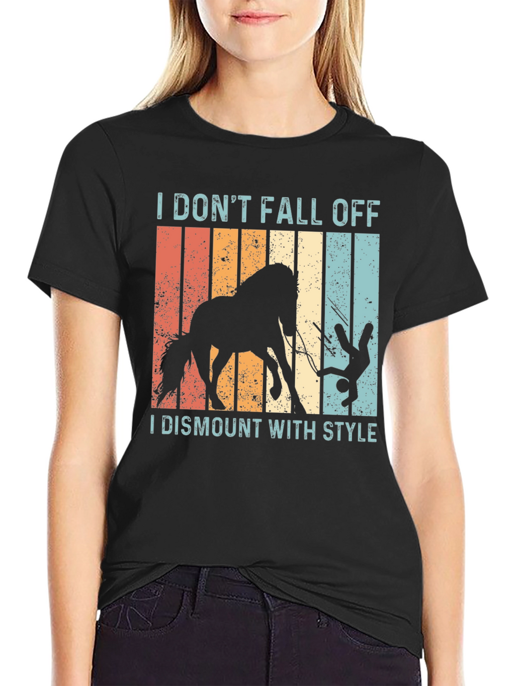 Funny Horse Dismount T-Shirt