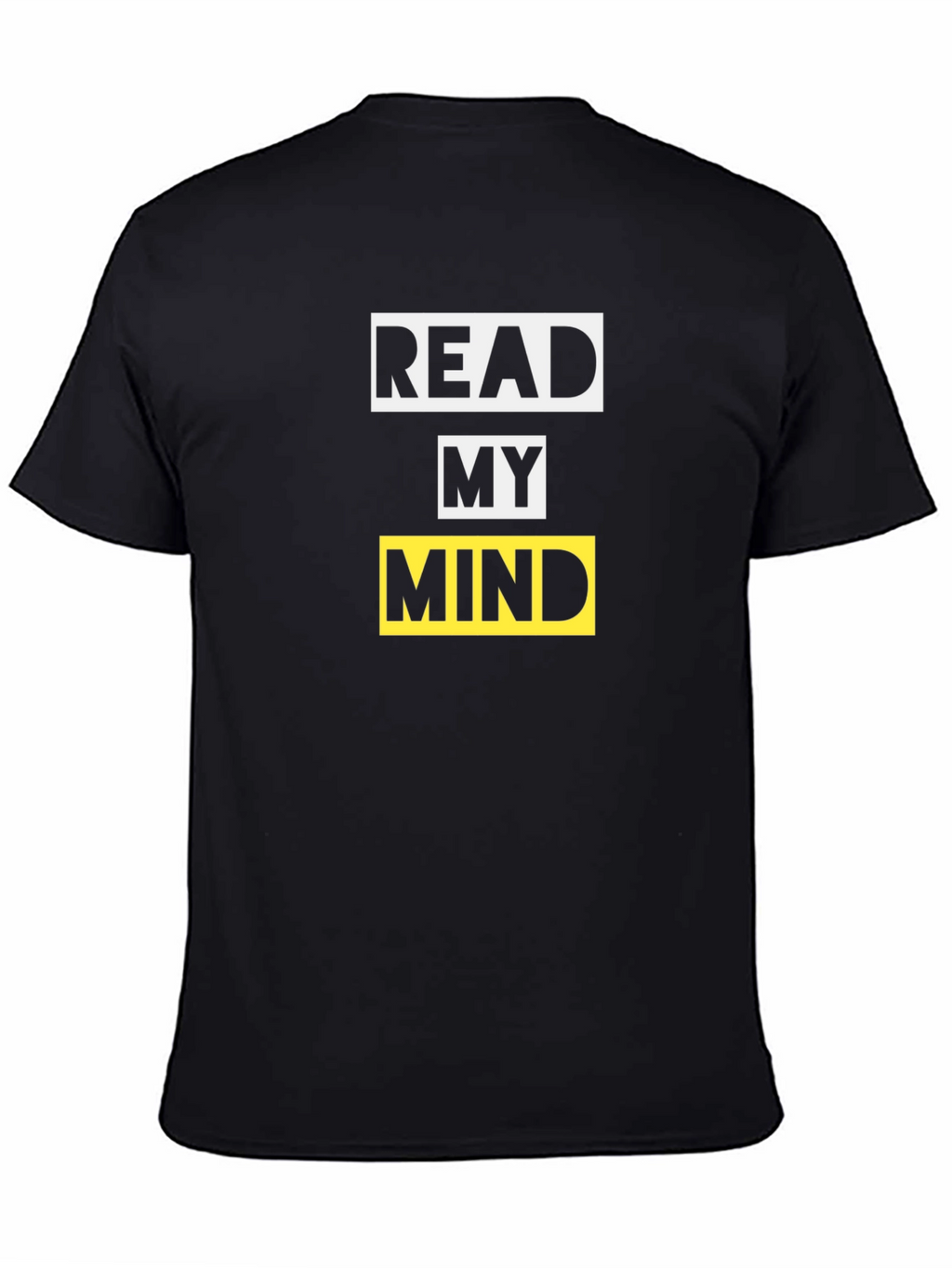 Read My Mind Graphic Tee - Black Cotton T-Shirt