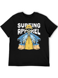 Surfing Skeleton Graphic Tee - Beach Apparel