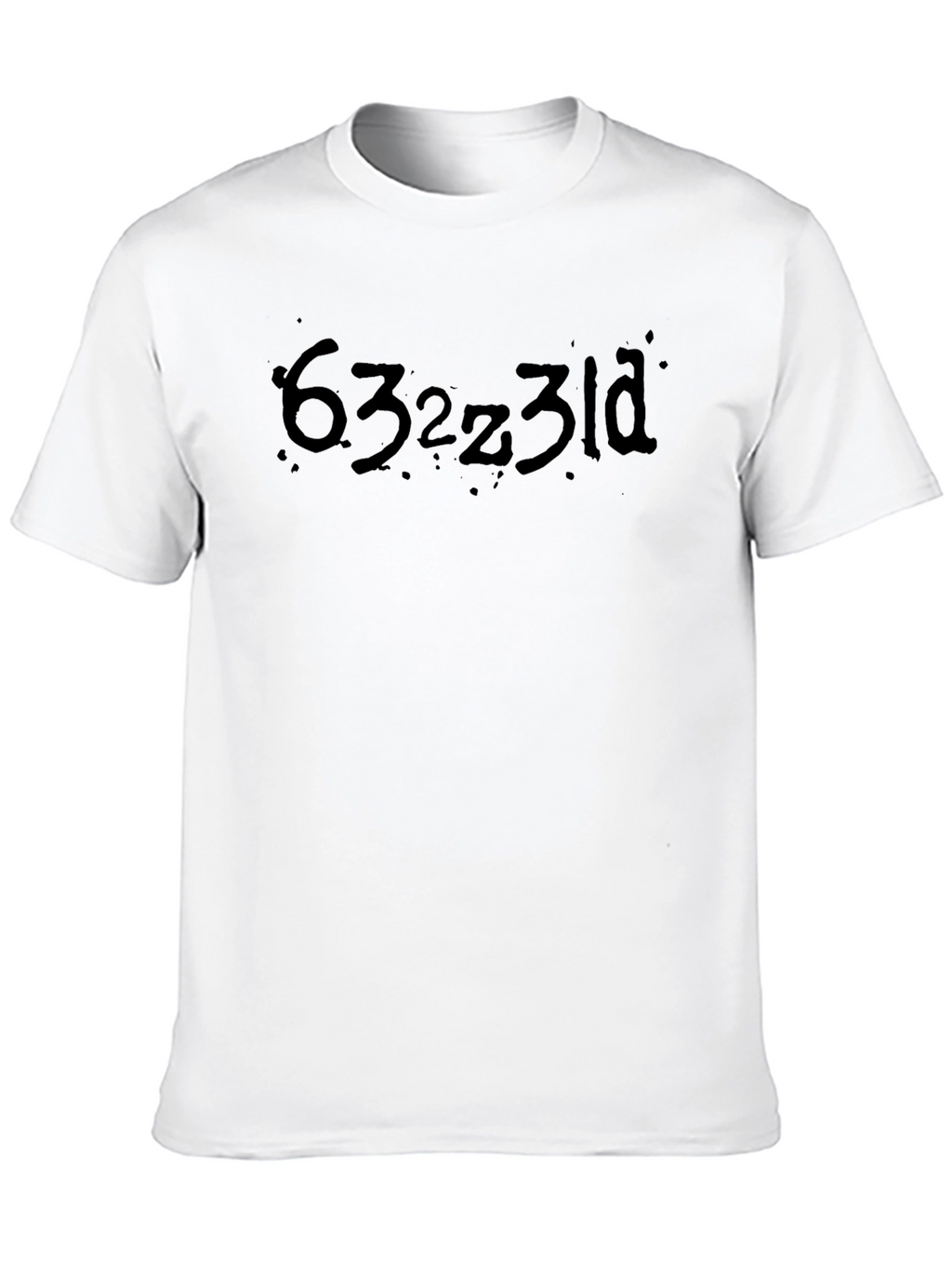 Mens Black Graphic Tee - Funny Text Design