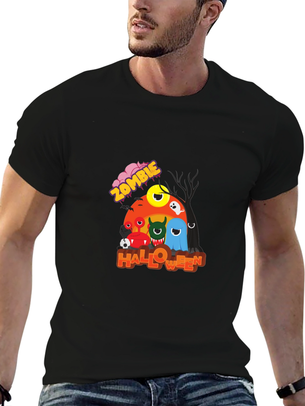 Halloween Zombie Monster T-Shirt