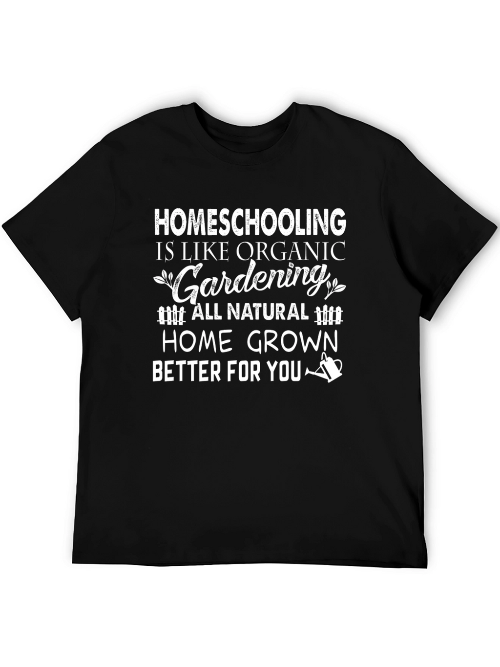 Homeschooling Organic Gardening T-Shirt
