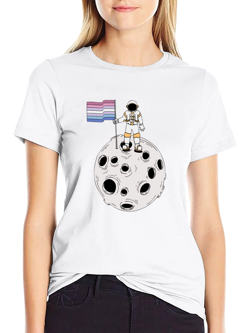 Omnisexual Pride Astronaut T-Shirt
