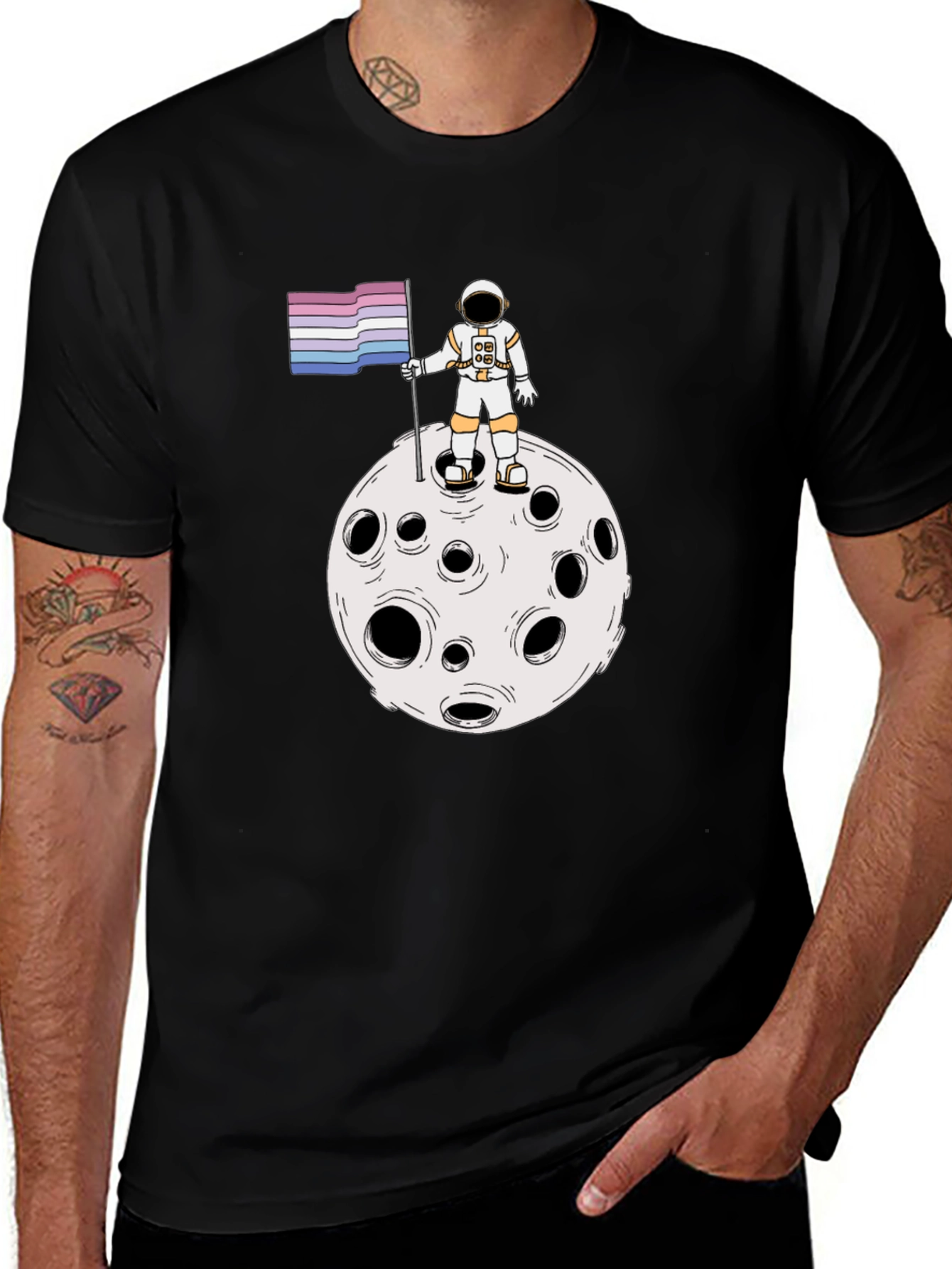 Omnisexual Pride Astronaut T-Shirt