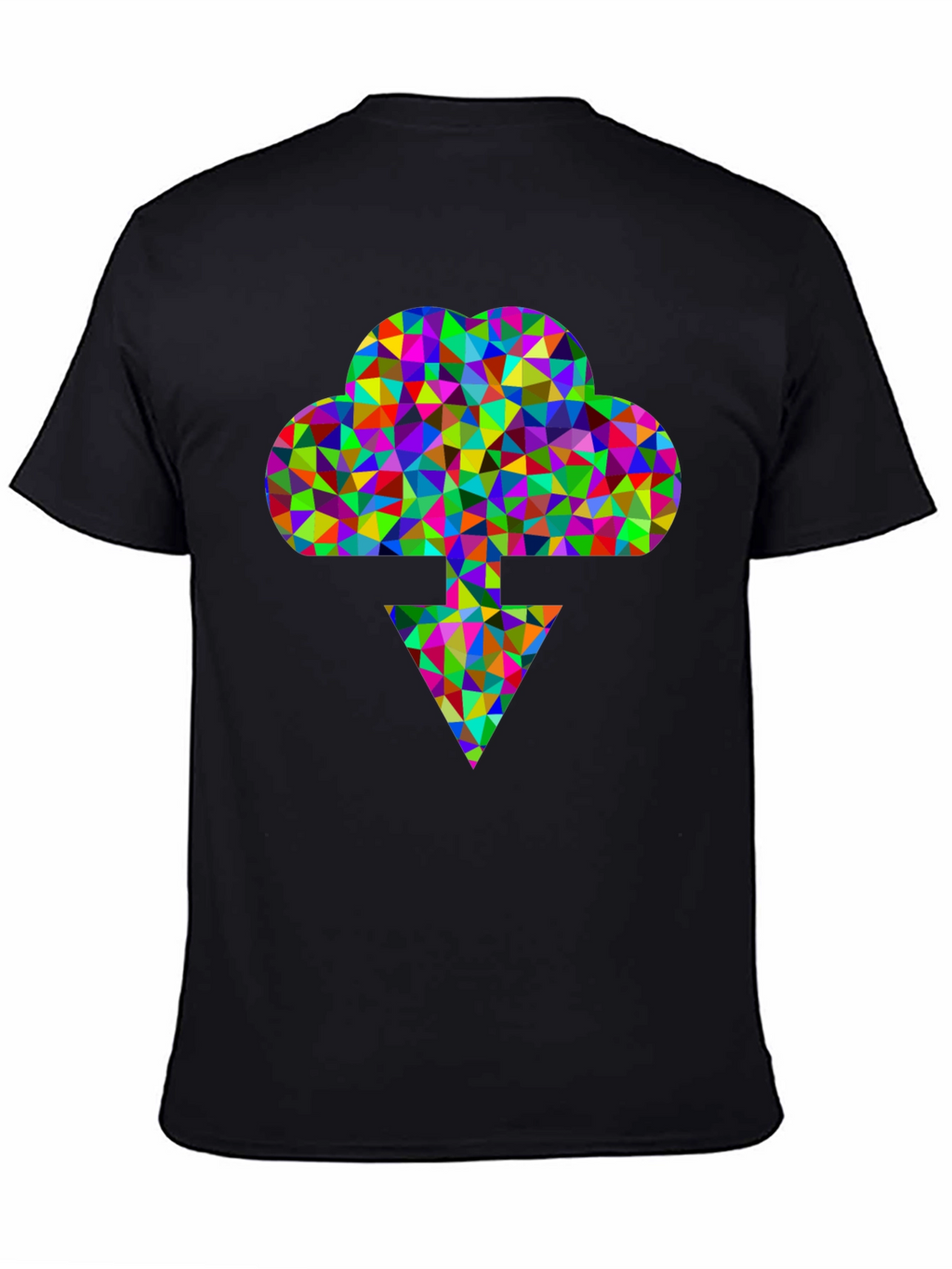 Abstract Cloud Download Graphic Tee