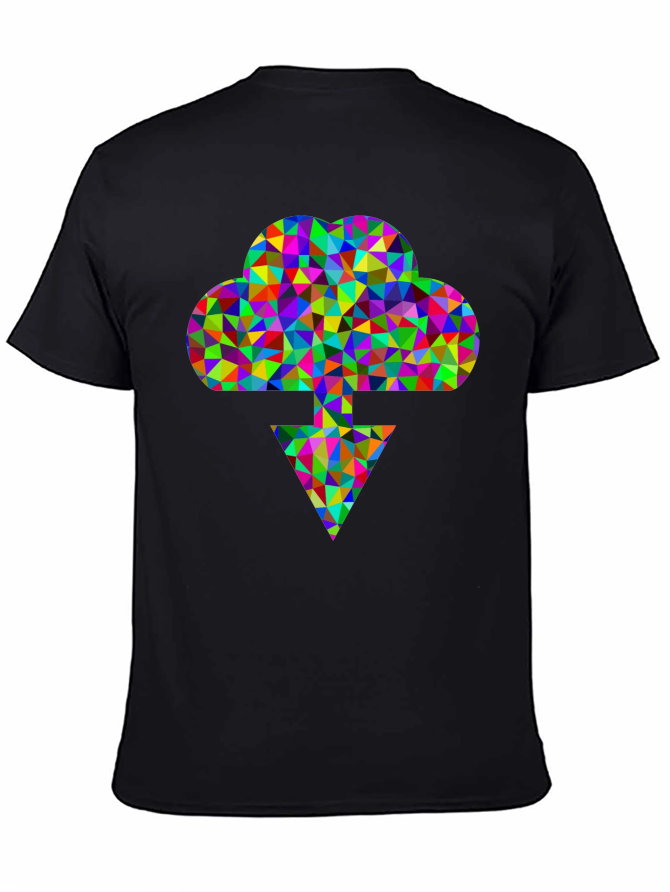 Abstract Cloud Download Graphic Tee