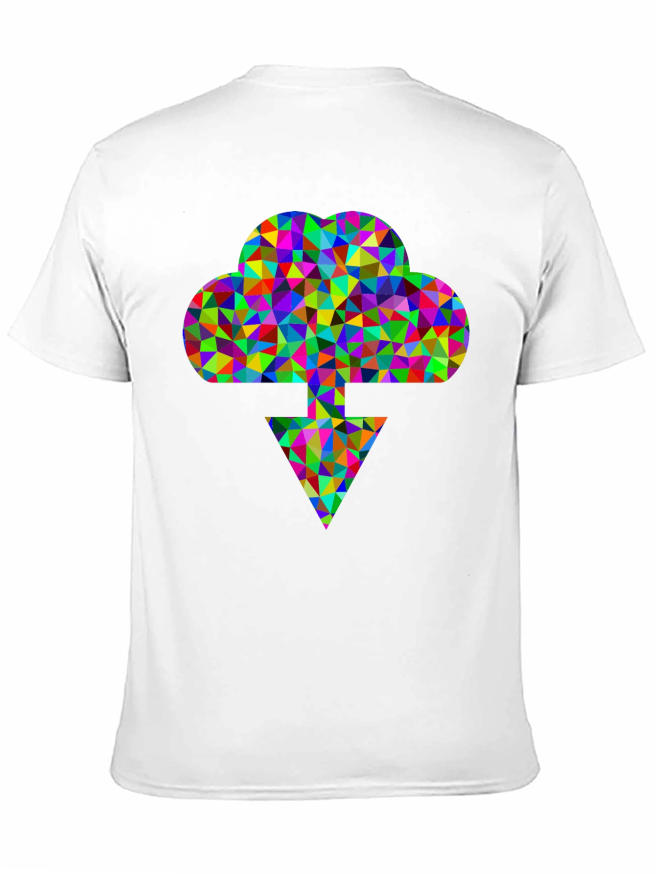 Abstract Cloud Download Graphic Tee