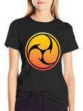 Sunrise Tomoe T-Shirt -  Black Tee