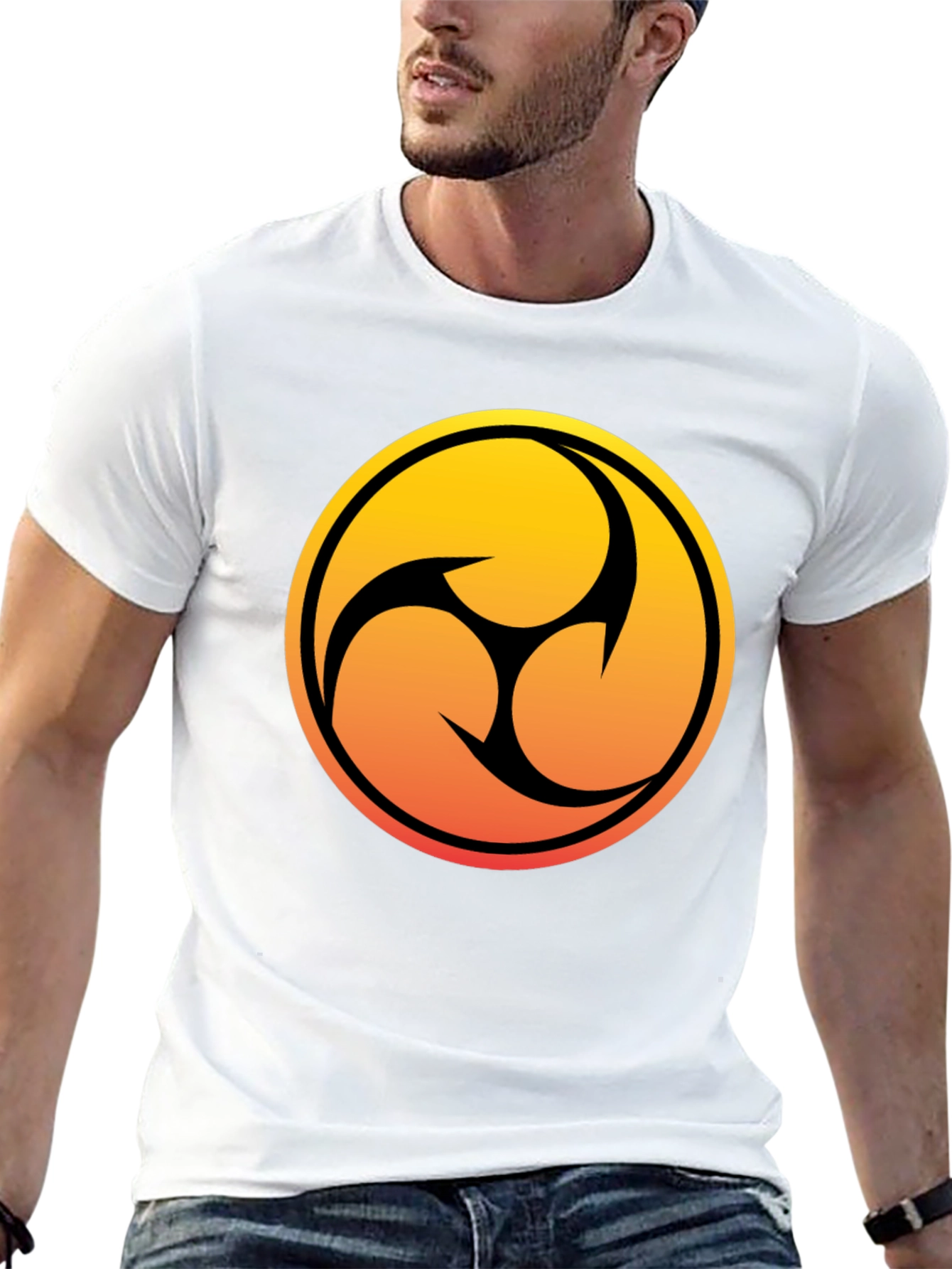Sunrise Tomoe T-Shirt -  Black Tee