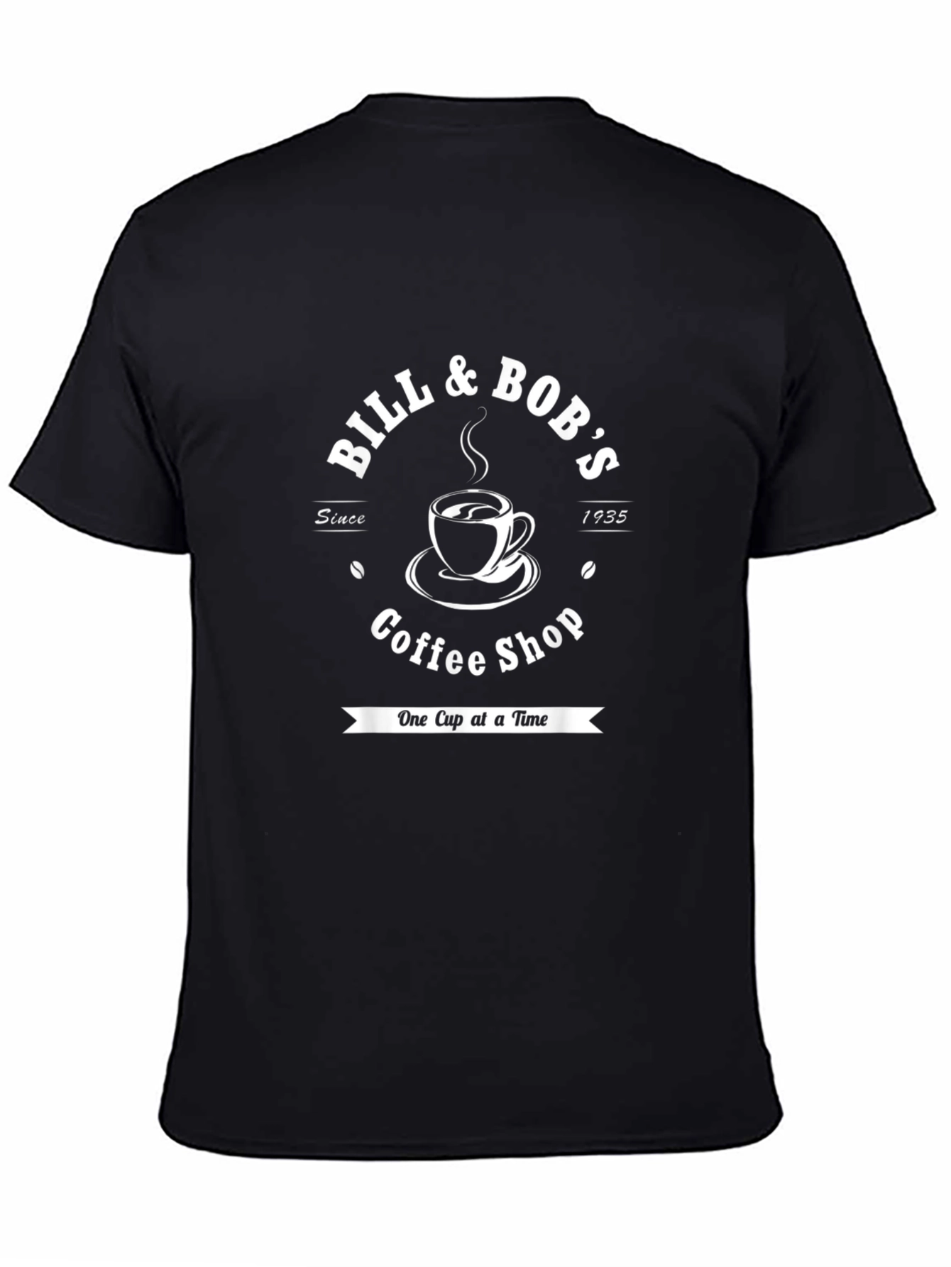 Bill & Bobs Coffee Shop Graphic T-Shirt