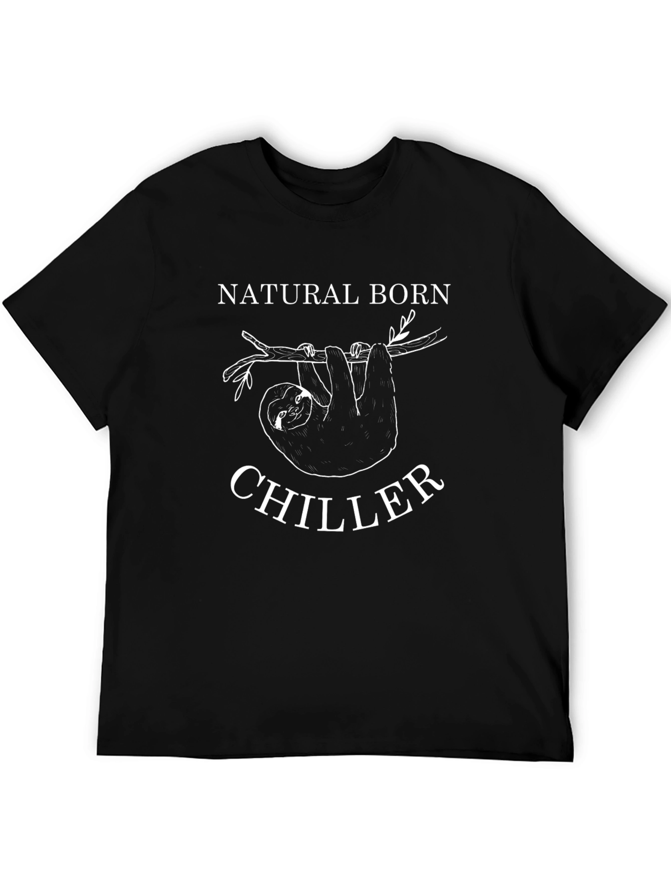 Natural Born Chiller Sloth Graphic Tee