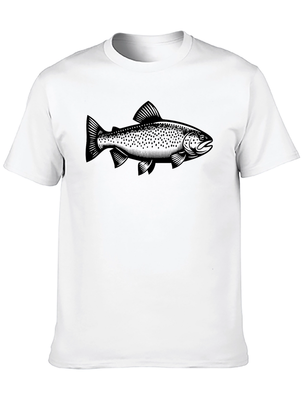 Black Trout Graphic Tee - Mens Short Sleeve