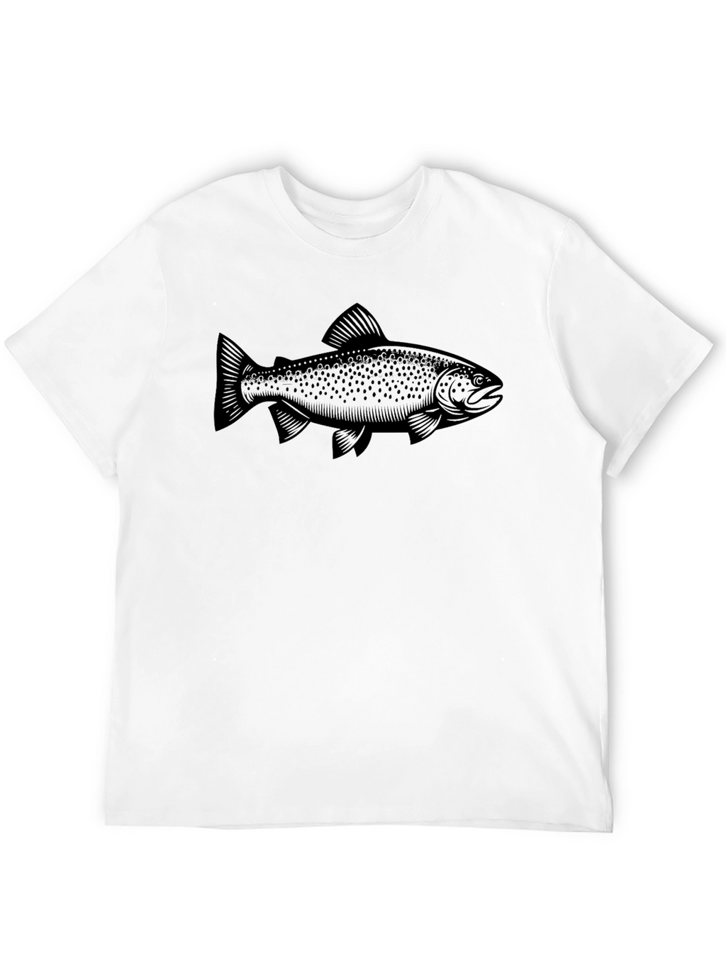 Black Trout Graphic Tee - Mens Short Sleeve