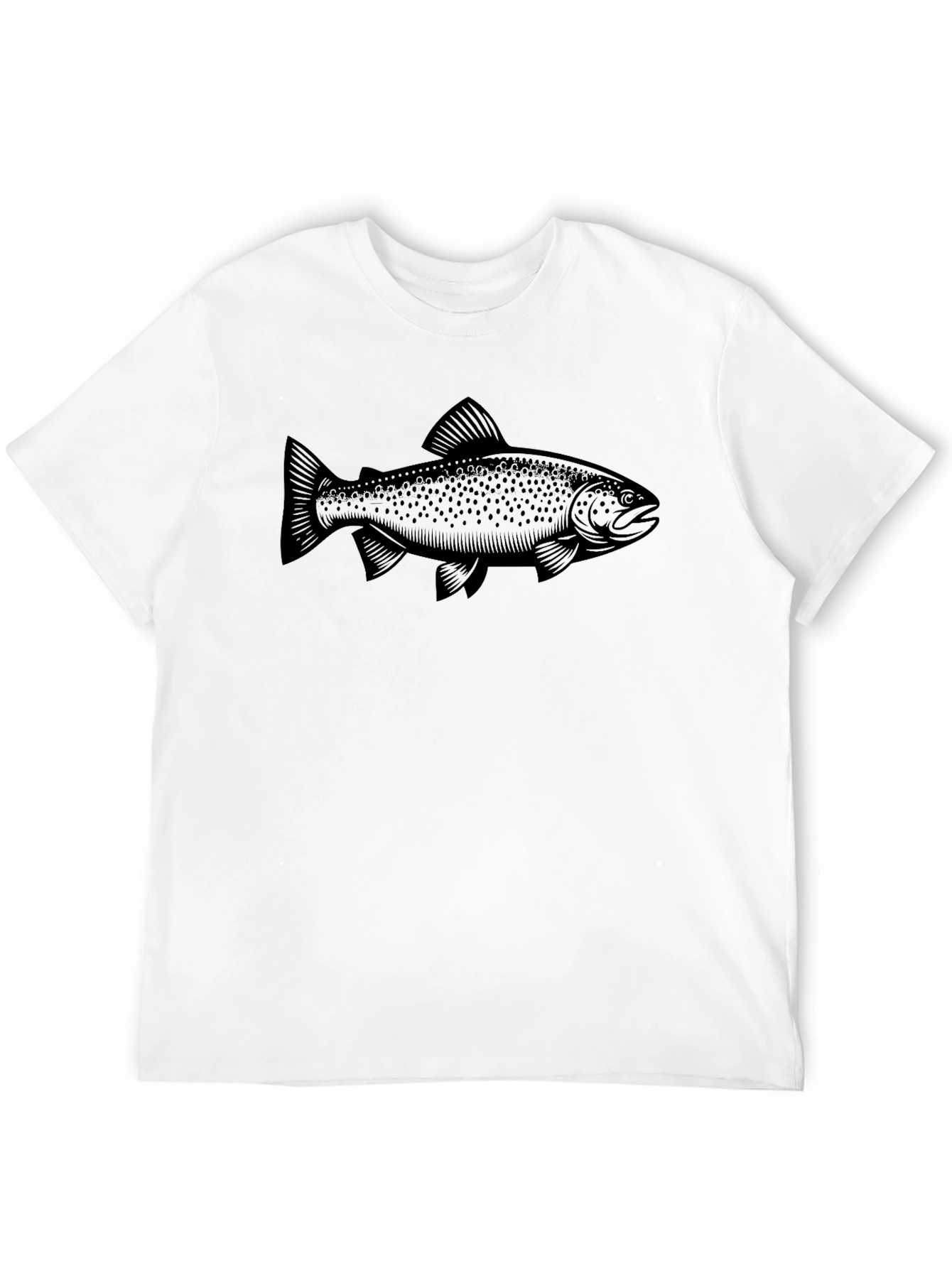 Black Trout Graphic Tee - Mens Short Sleeve