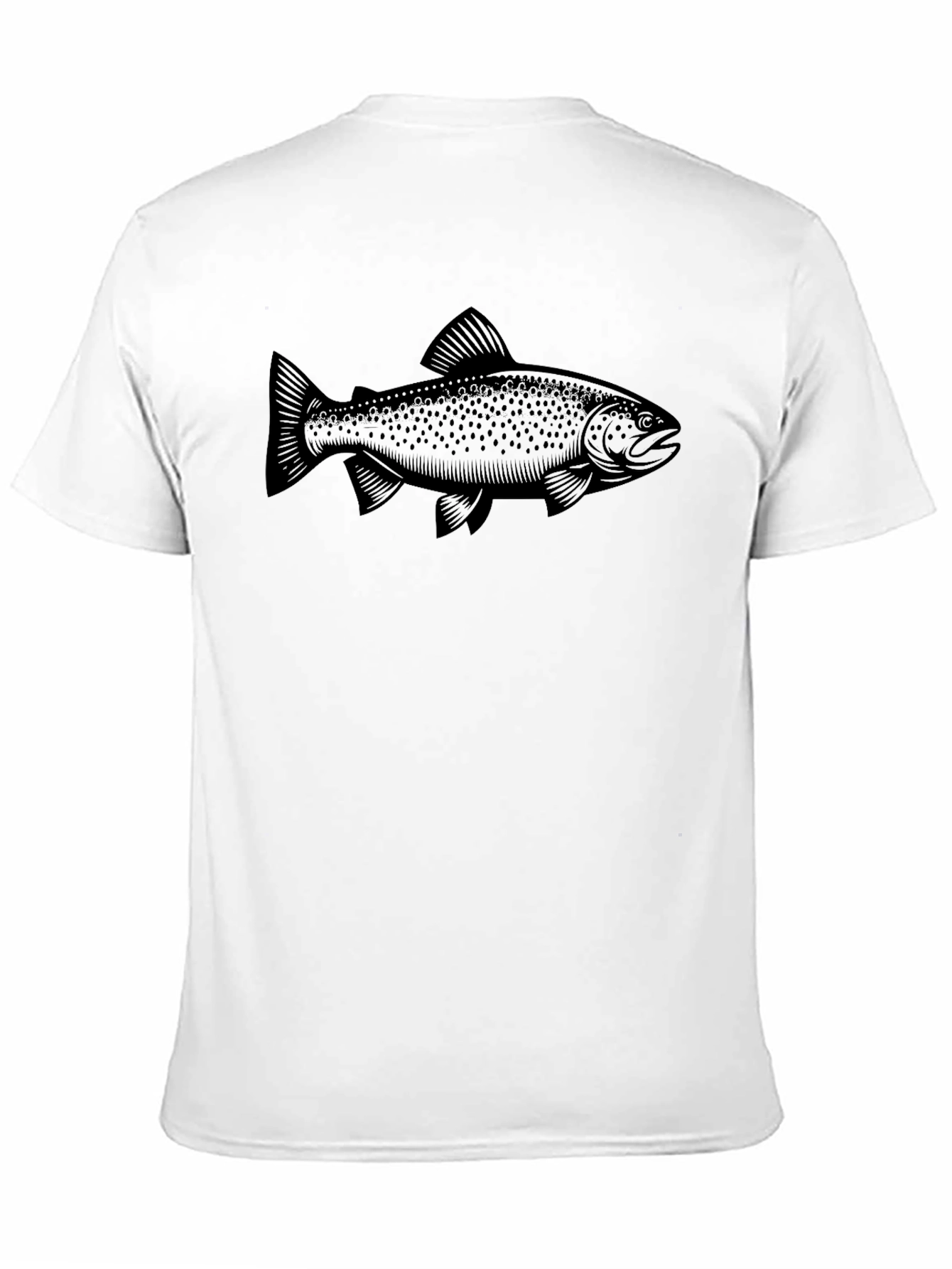 Black Trout Graphic Tee - Mens Short Sleeve
