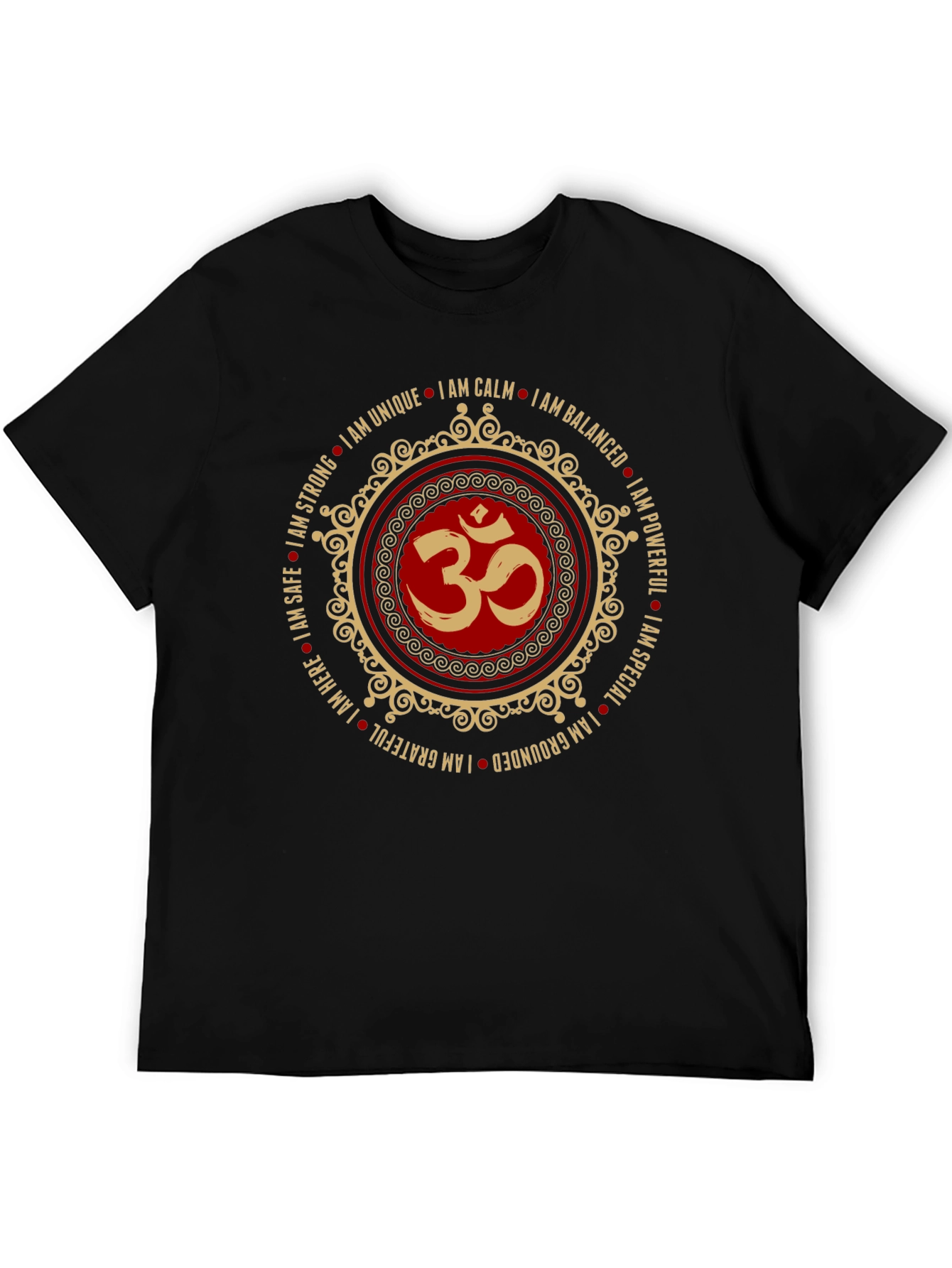 Om Symbol T-Shirt - Positive Affirmations Yoga Tee
