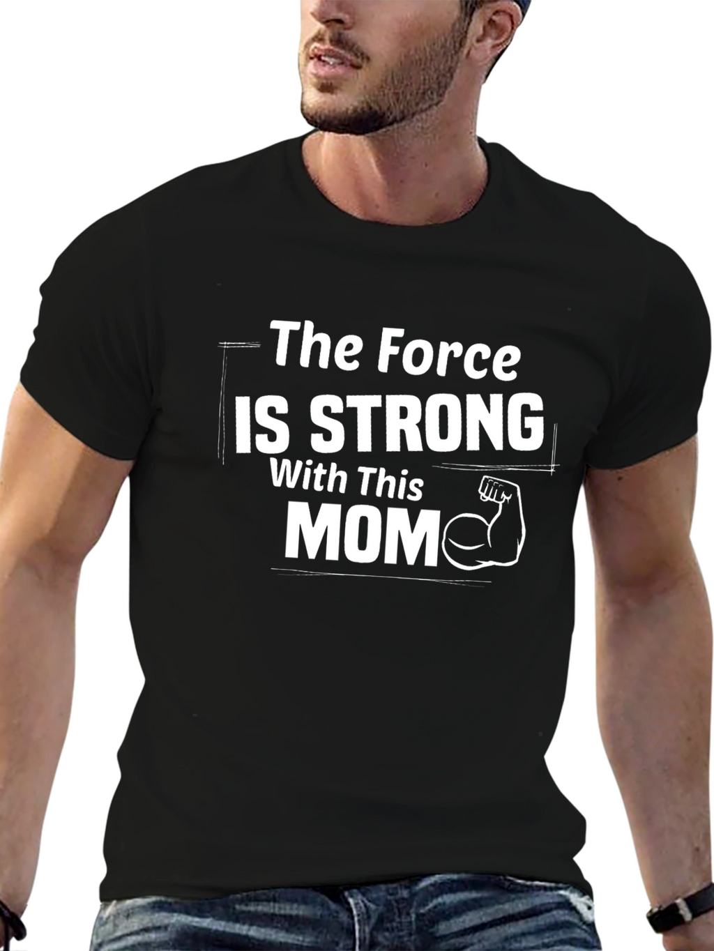Strong Mom T-Shirt - Force is Strong