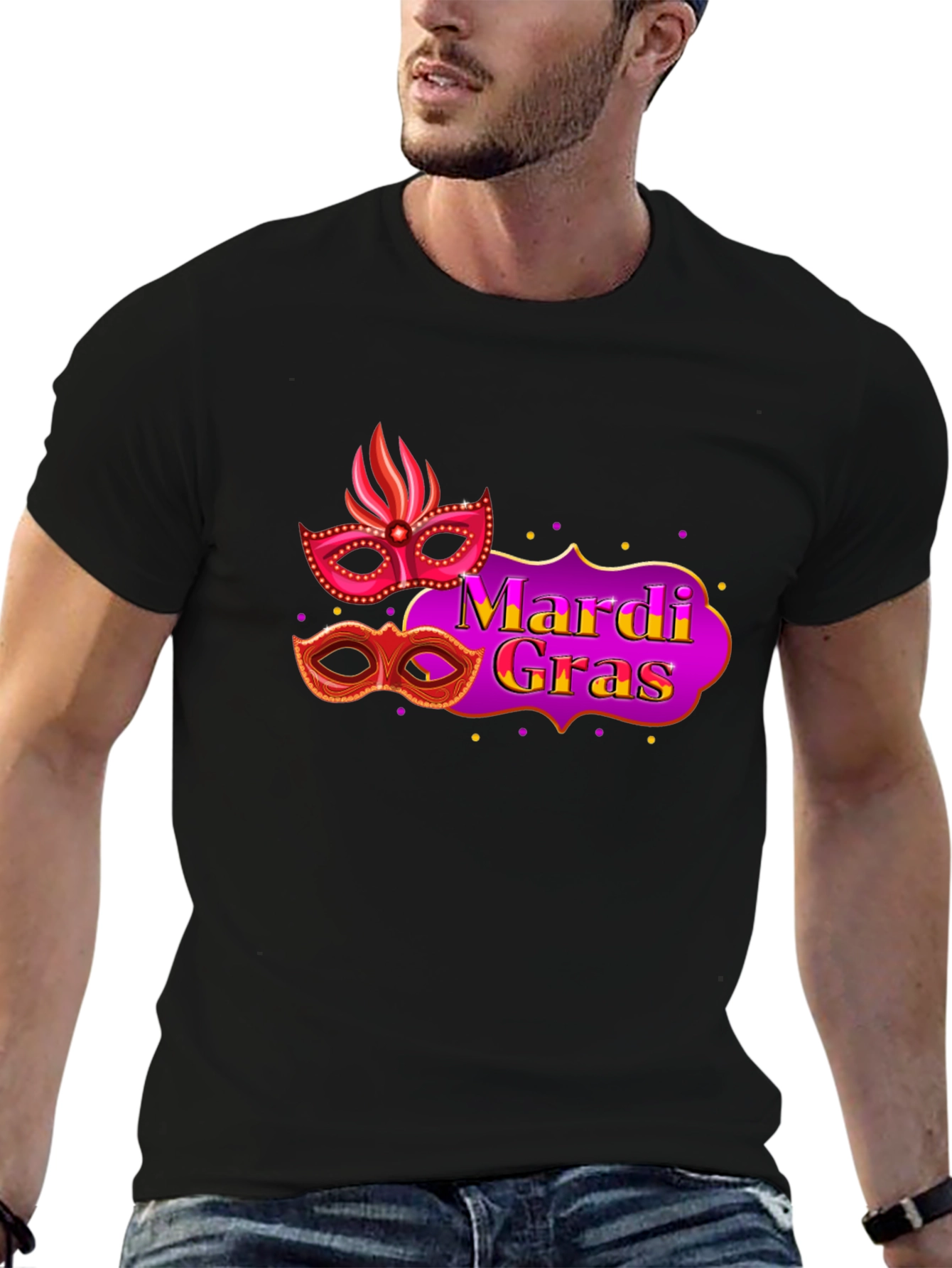 Mardi Gras Mask T-Shirt