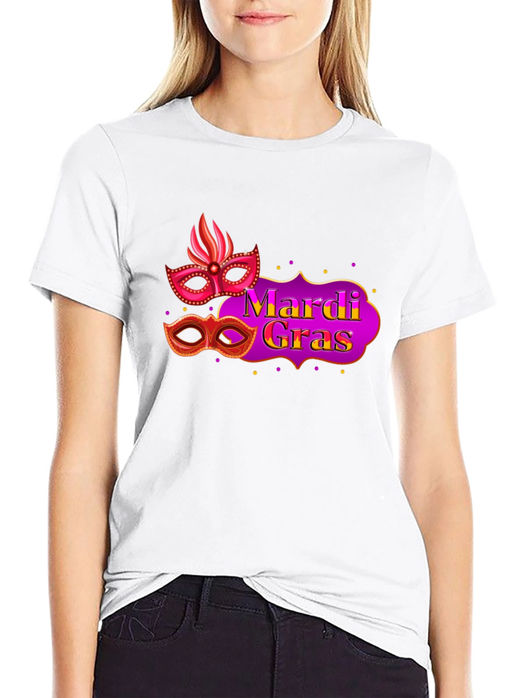 Mardi Gras Mask T-Shirt