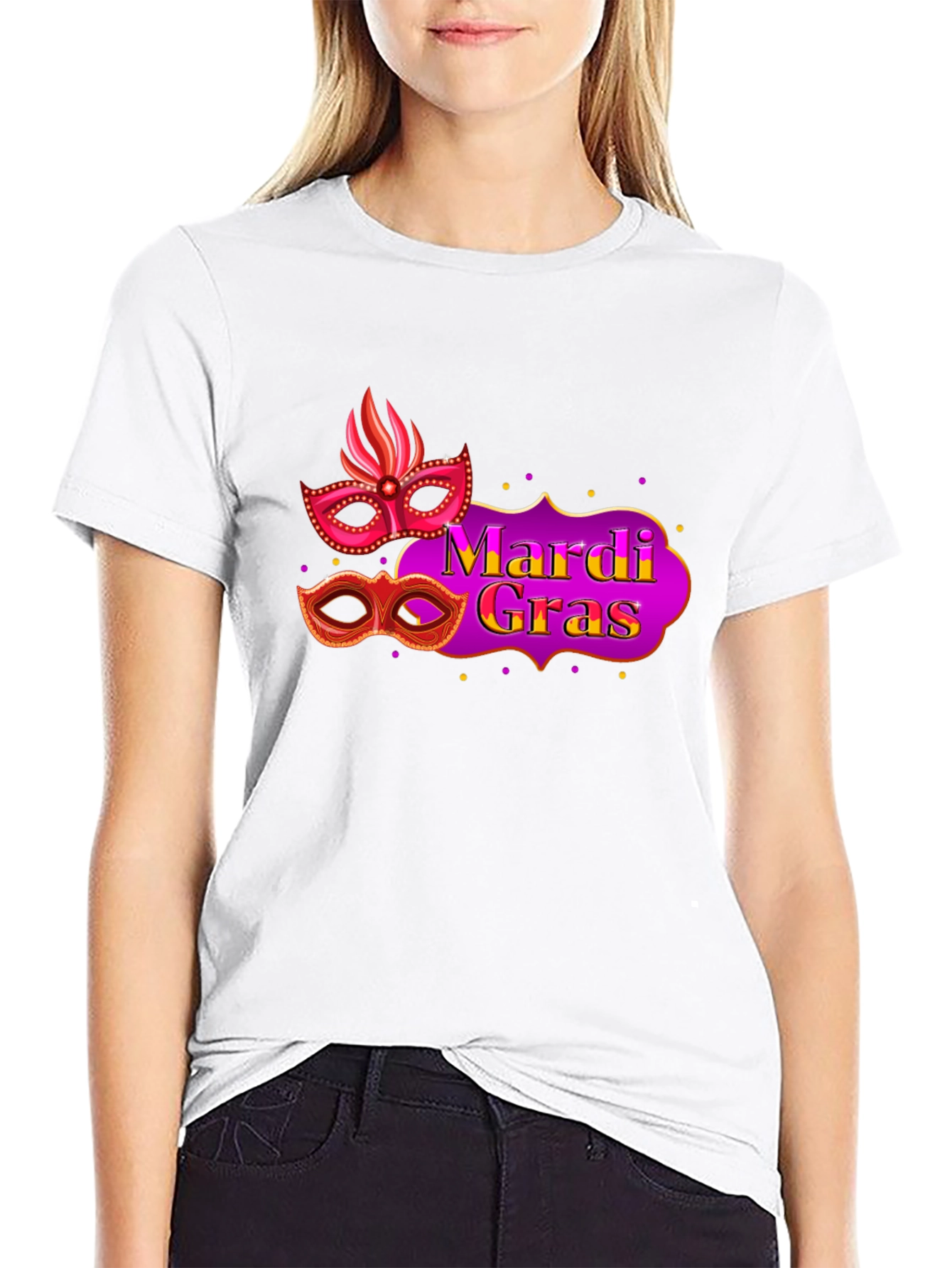 Mardi Gras Mask T-Shirt