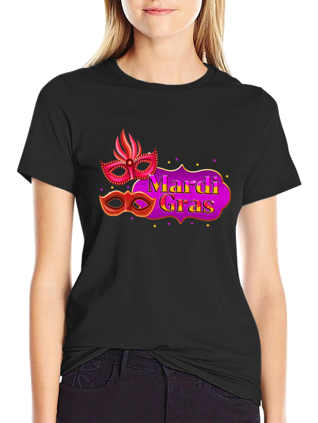 Mardi Gras Mask T-Shirt