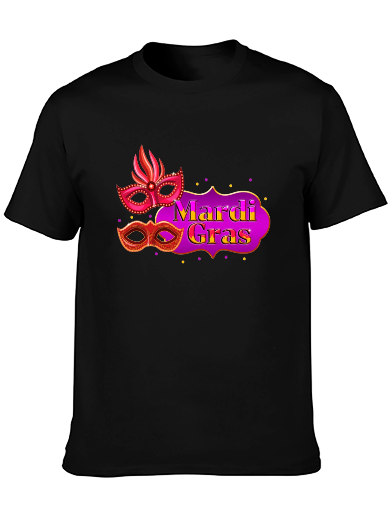 Mardi Gras Mask T-Shirt
