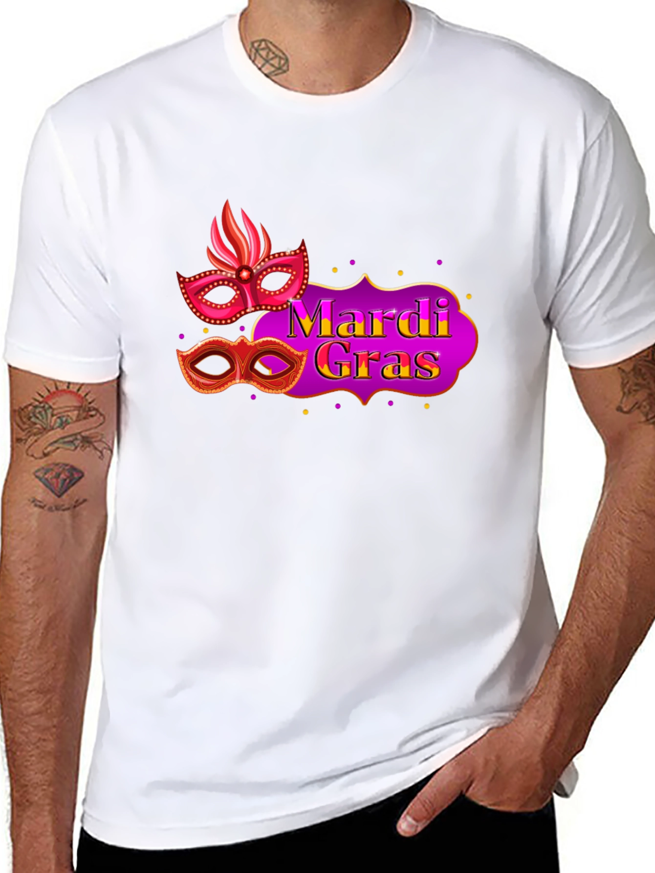 Mardi Gras Mask T-Shirt