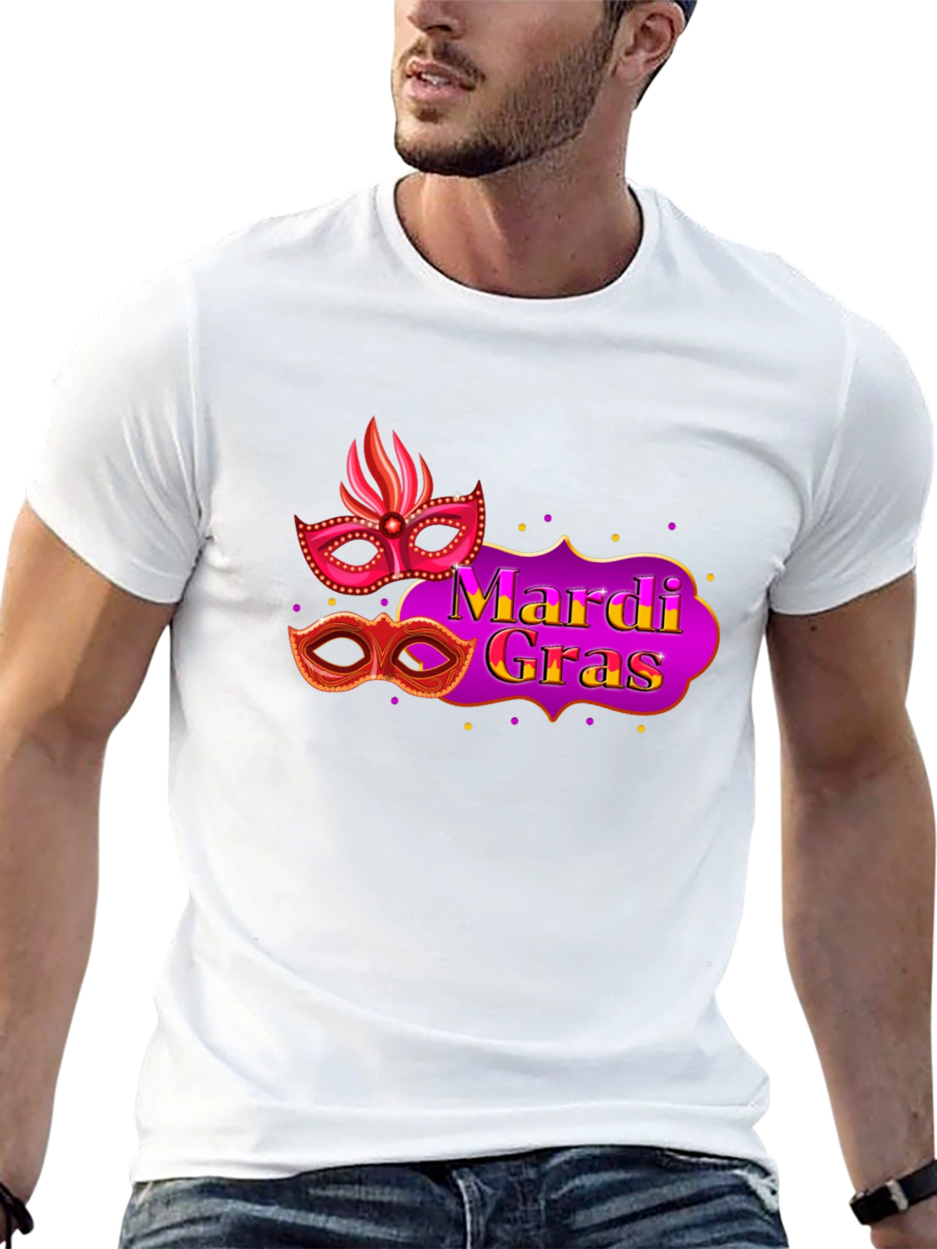Mardi Gras Mask T-Shirt