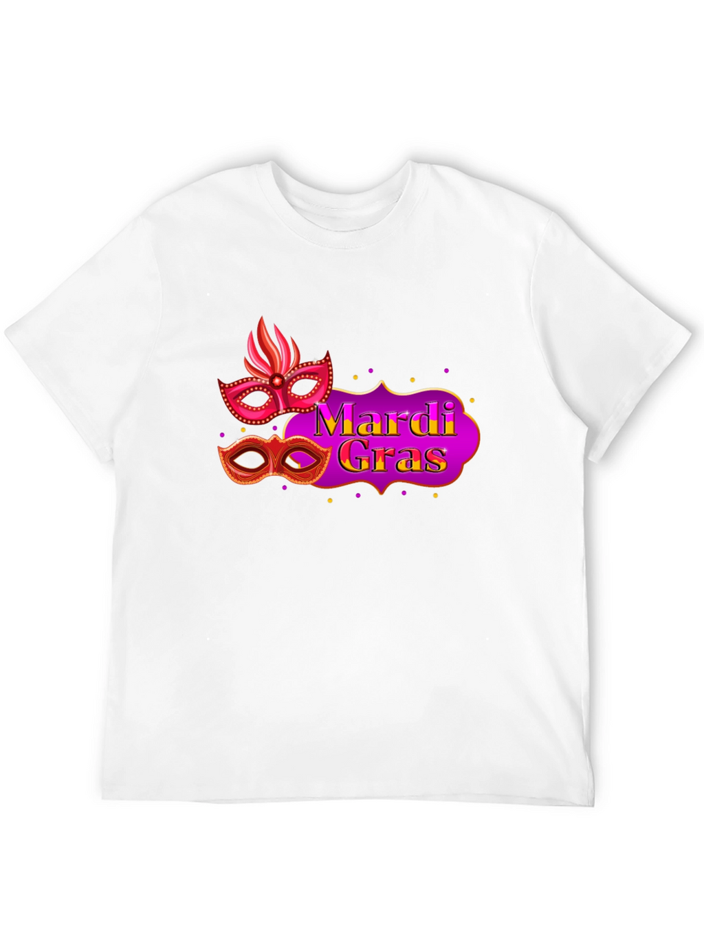Mardi Gras Mask T-Shirt