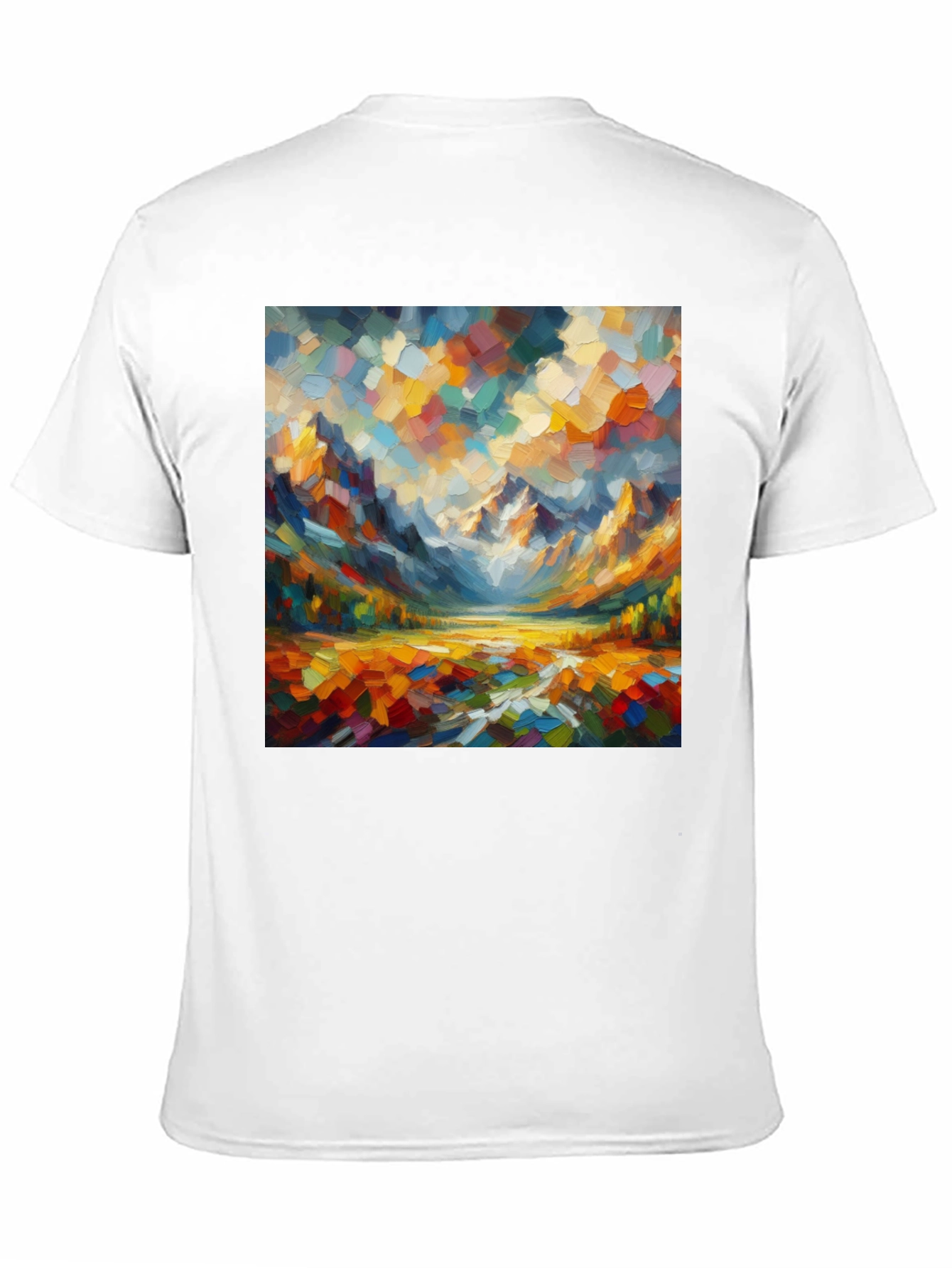 Abstract Mountain Art T-Shirt