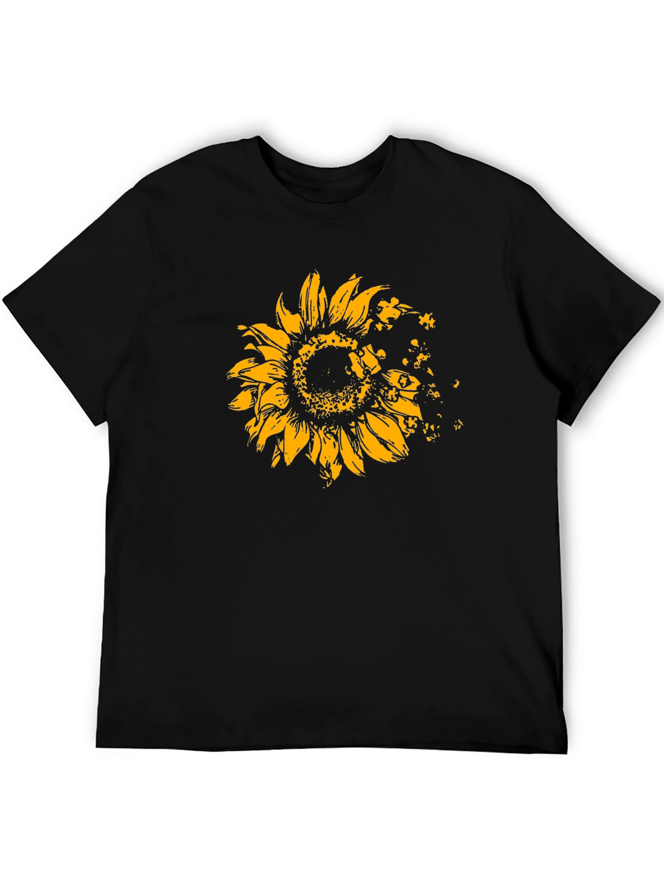Sunflower Puzzle Piece T-Shirt