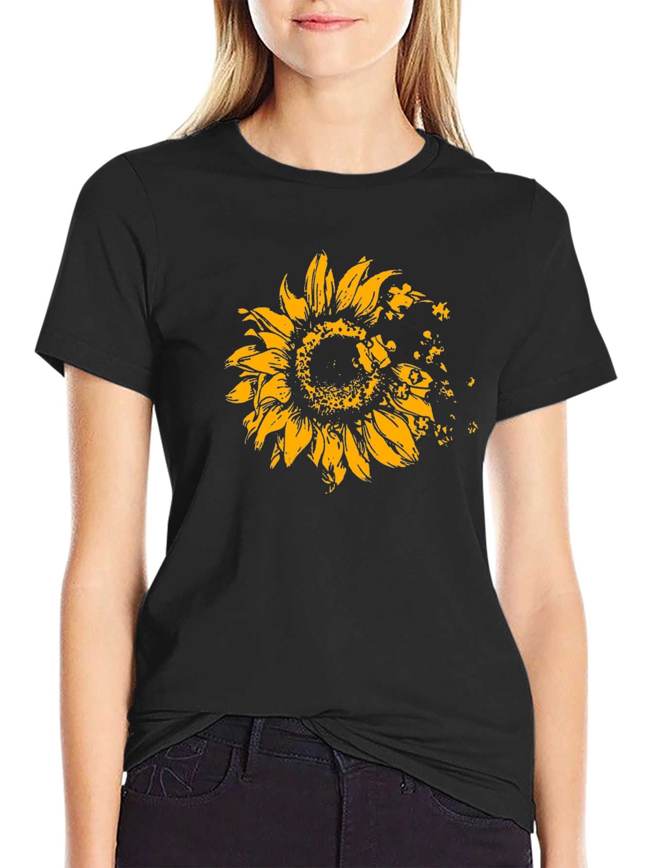 Sunflower Puzzle Piece T-Shirt