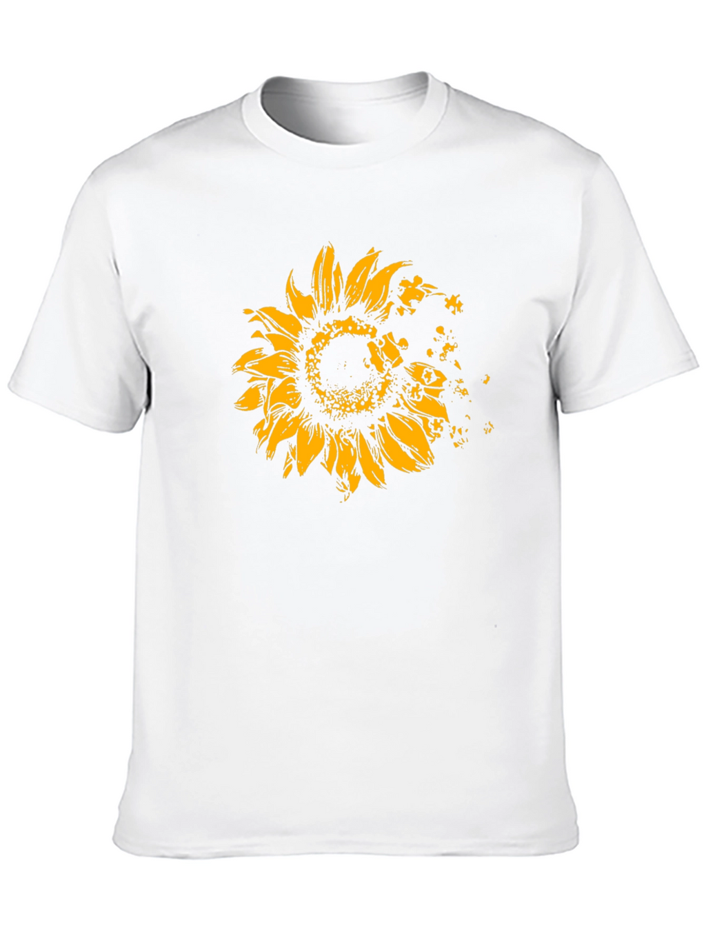 Sunflower Puzzle Piece T-Shirt