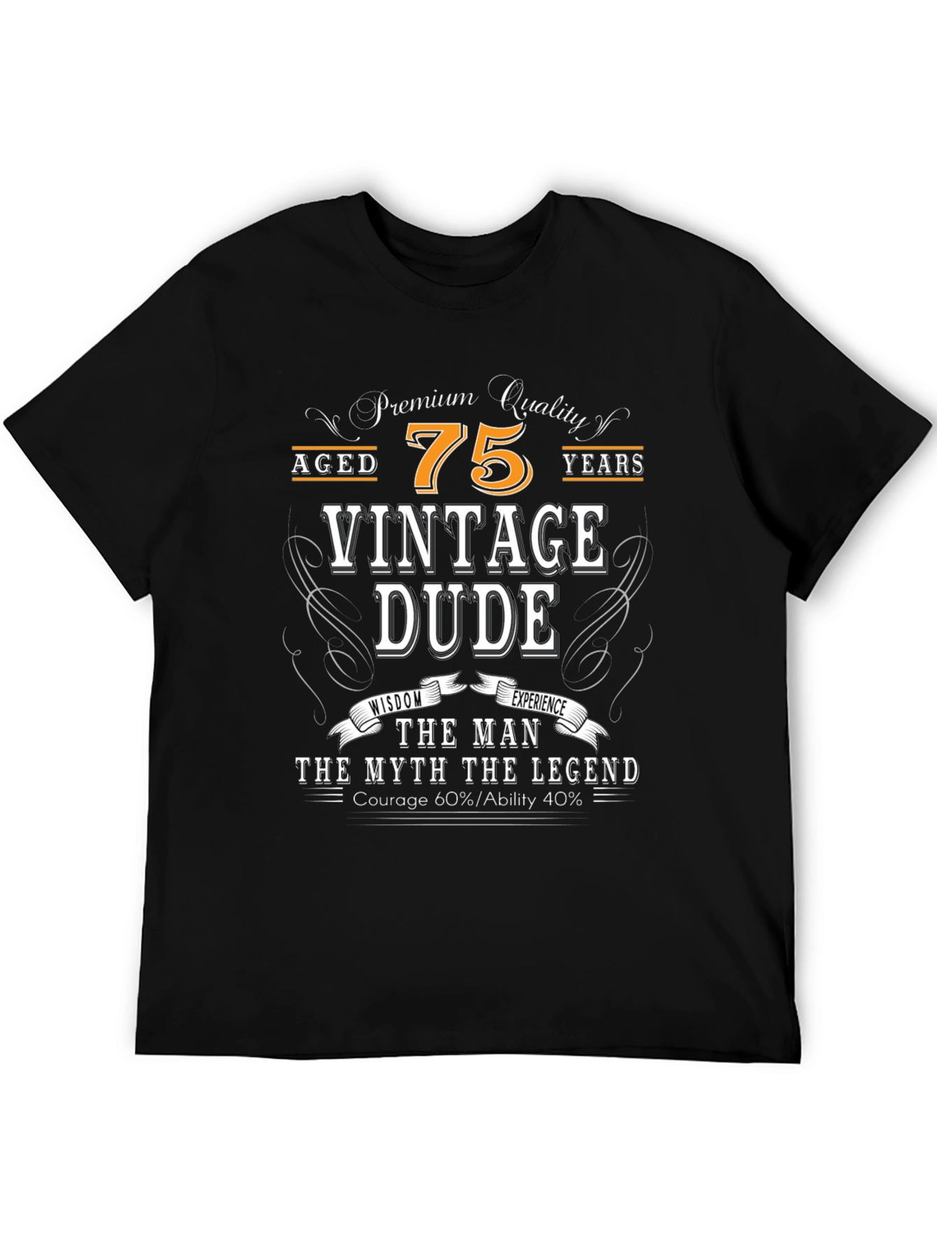 Vintage Dude 75th Birthday T-Shirt